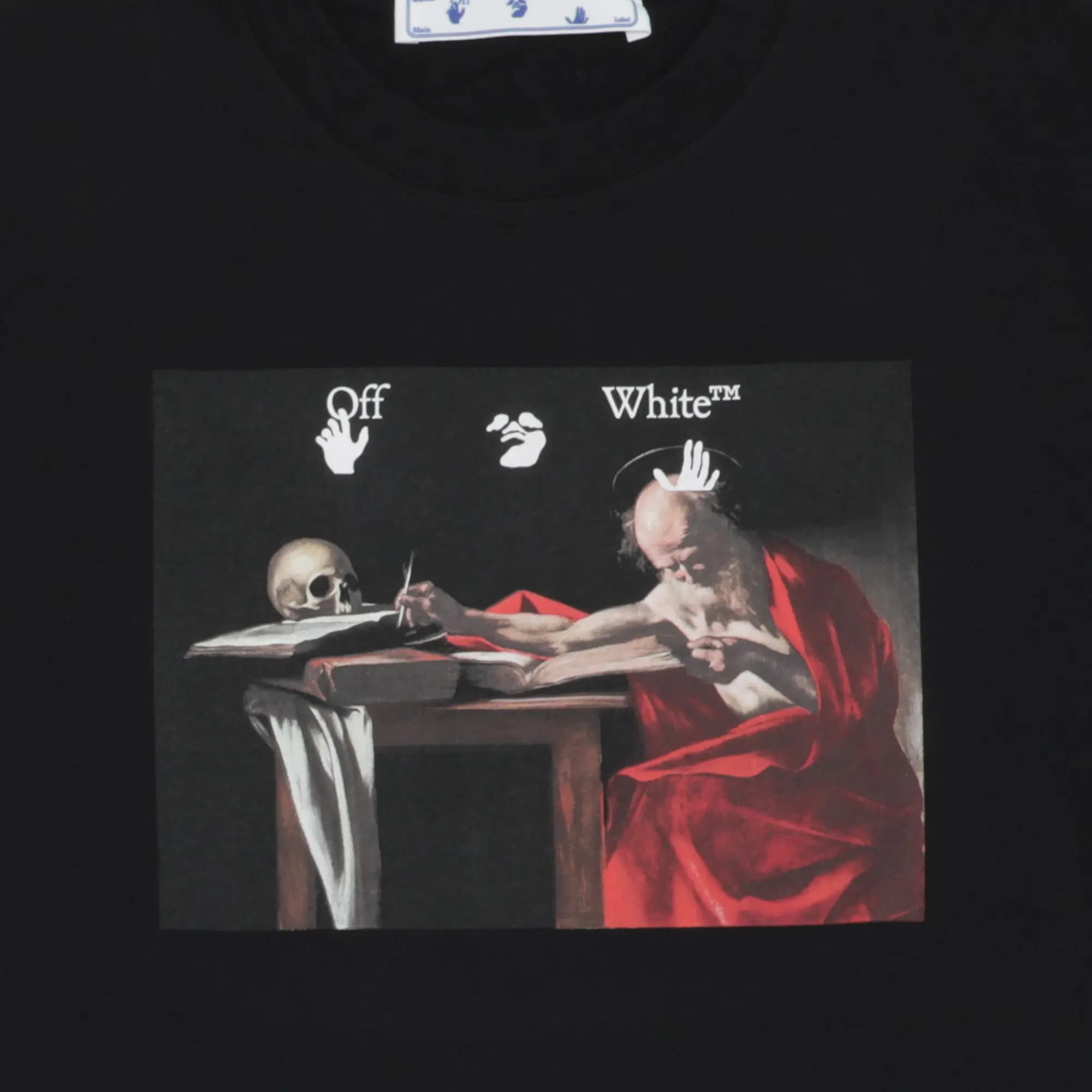 Off-White Caravaggio Short-Sleeve Over Tee 'Black/Red' 3