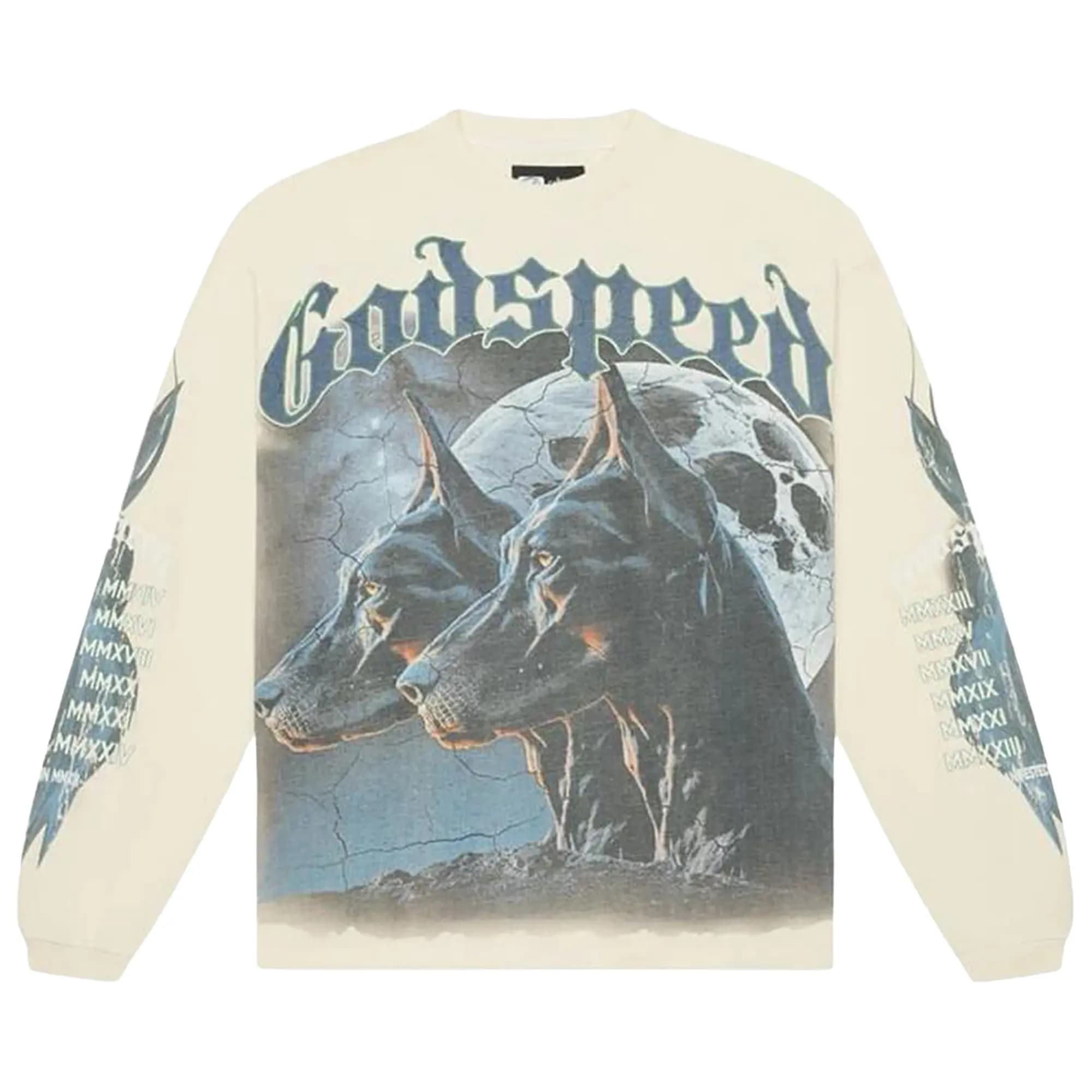 Godspeed F.T.D Long-Sleeve T-Shirt 'Bone' by Godspeed