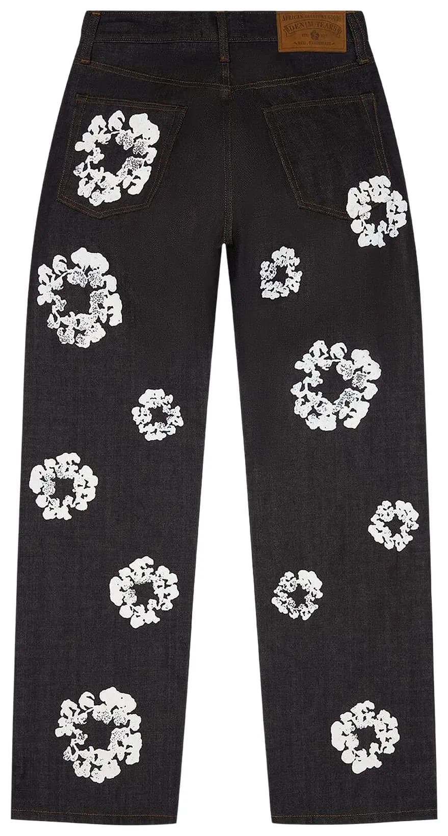 Denim Tears Baggy Cotton Wreath Denim Pant 'Selvedge' 2