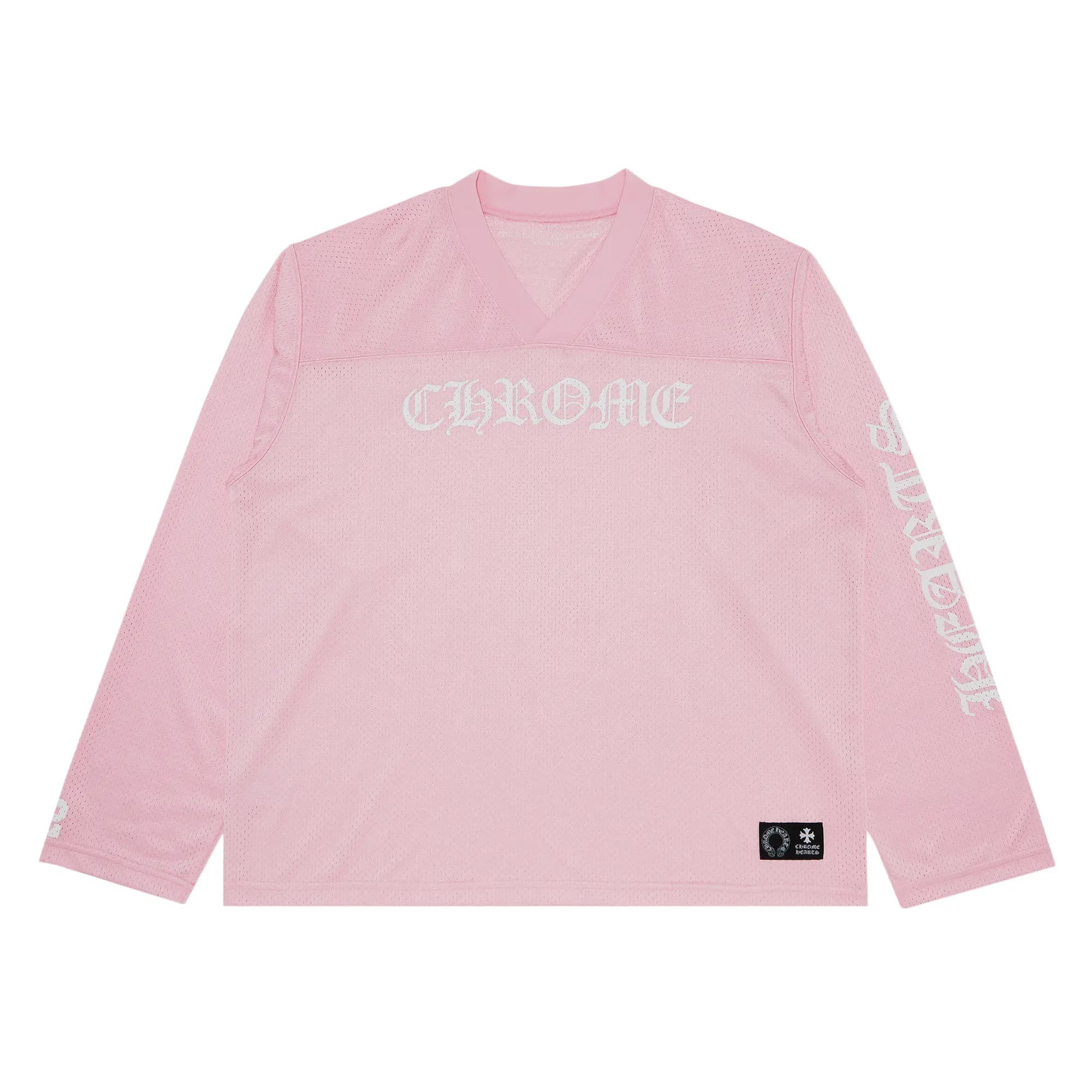 Chrome Hearts Love You Mesh Warm Up Jersey 'Pink' by Chrome Hearts