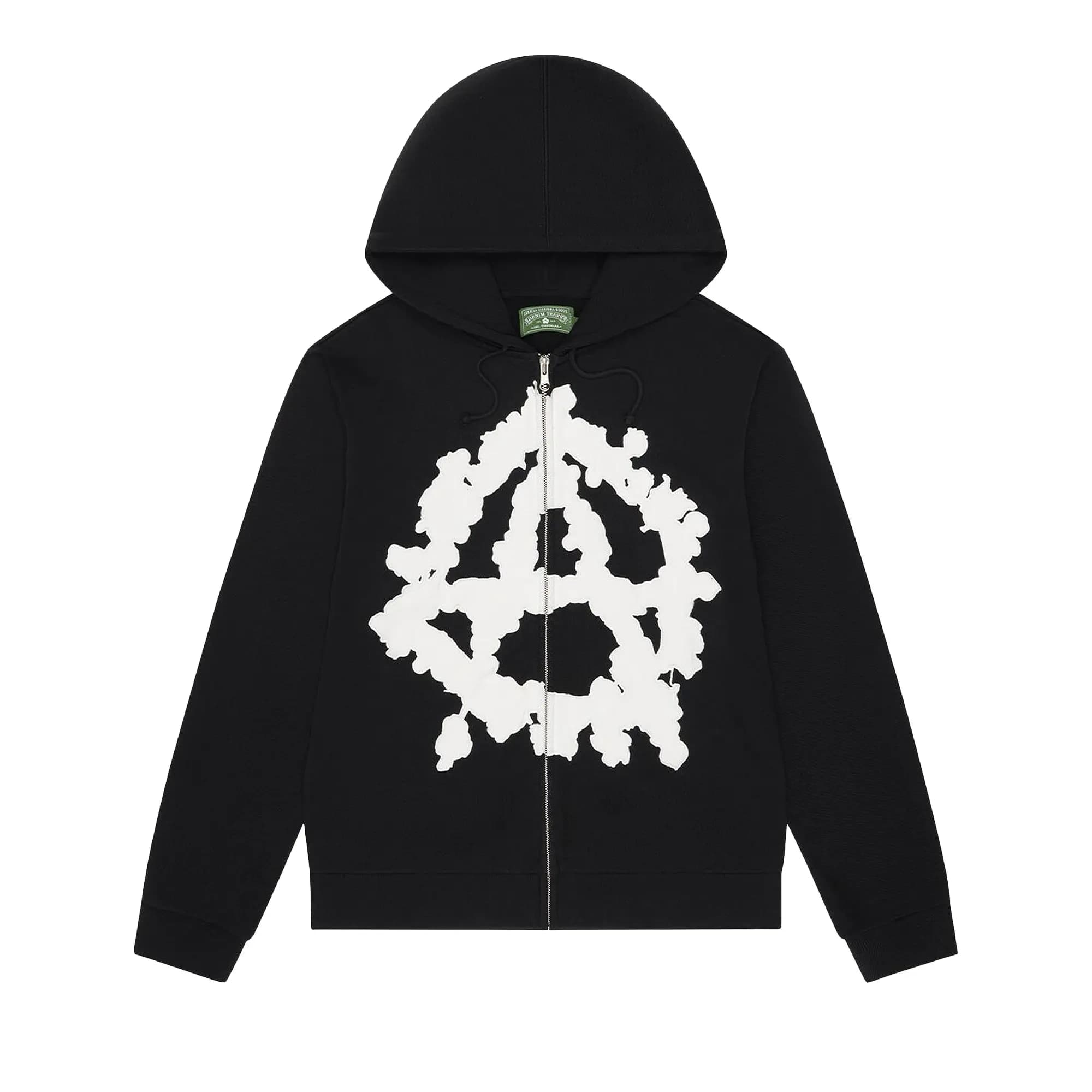 Denim Tears Anarchy Zip Hoodie 'Black' by Denim Tears