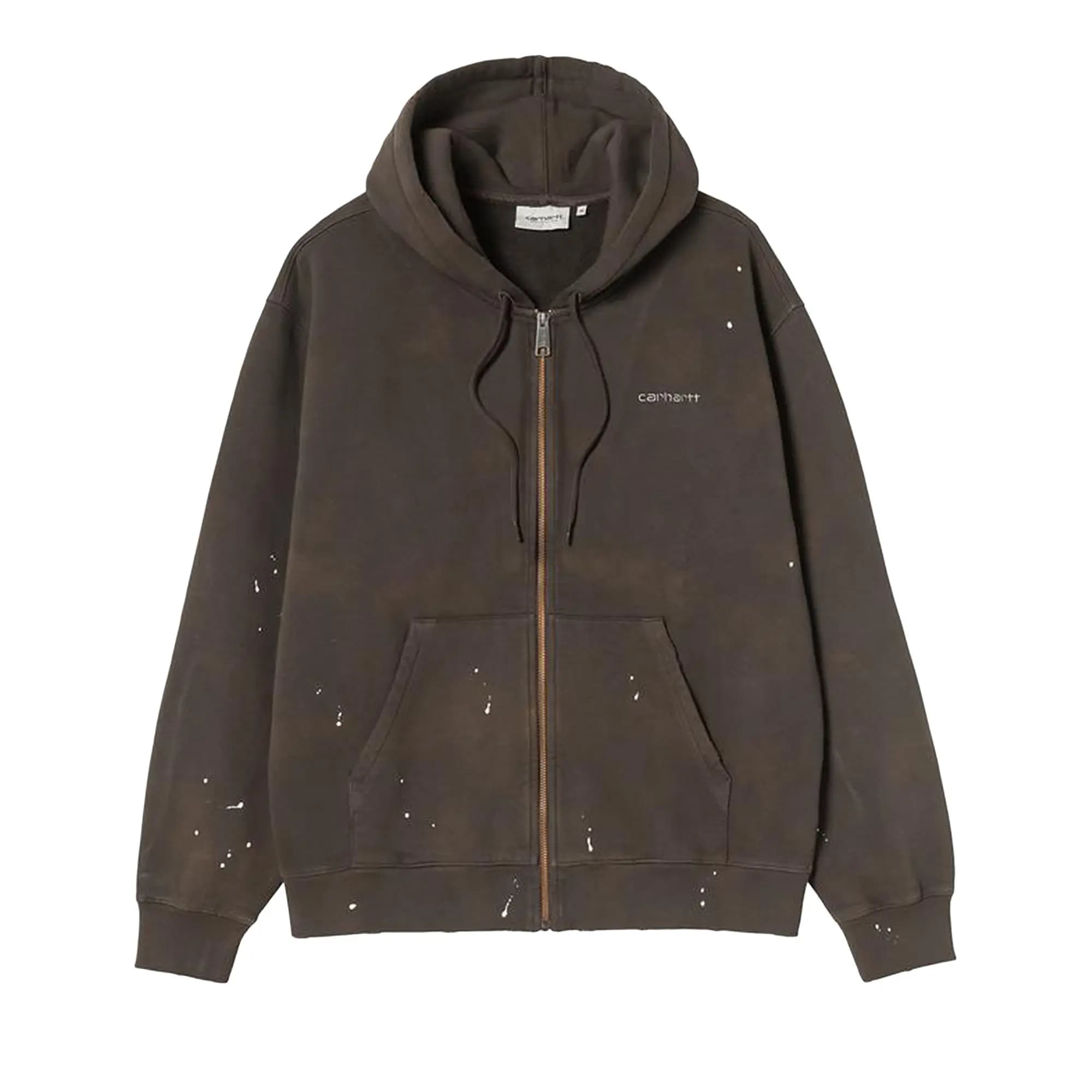 Carhartt WIP Hooded Painter Jacket 'Tobacco (Destroy Wash, Splatter)' by Carhartt WIP