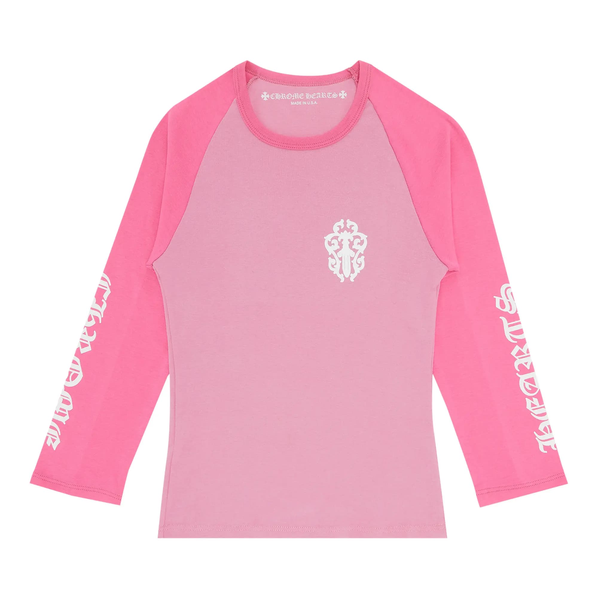 Chrome Hearts Dagger Long-Sleeve Tee 'Pink' by Chrome Hearts