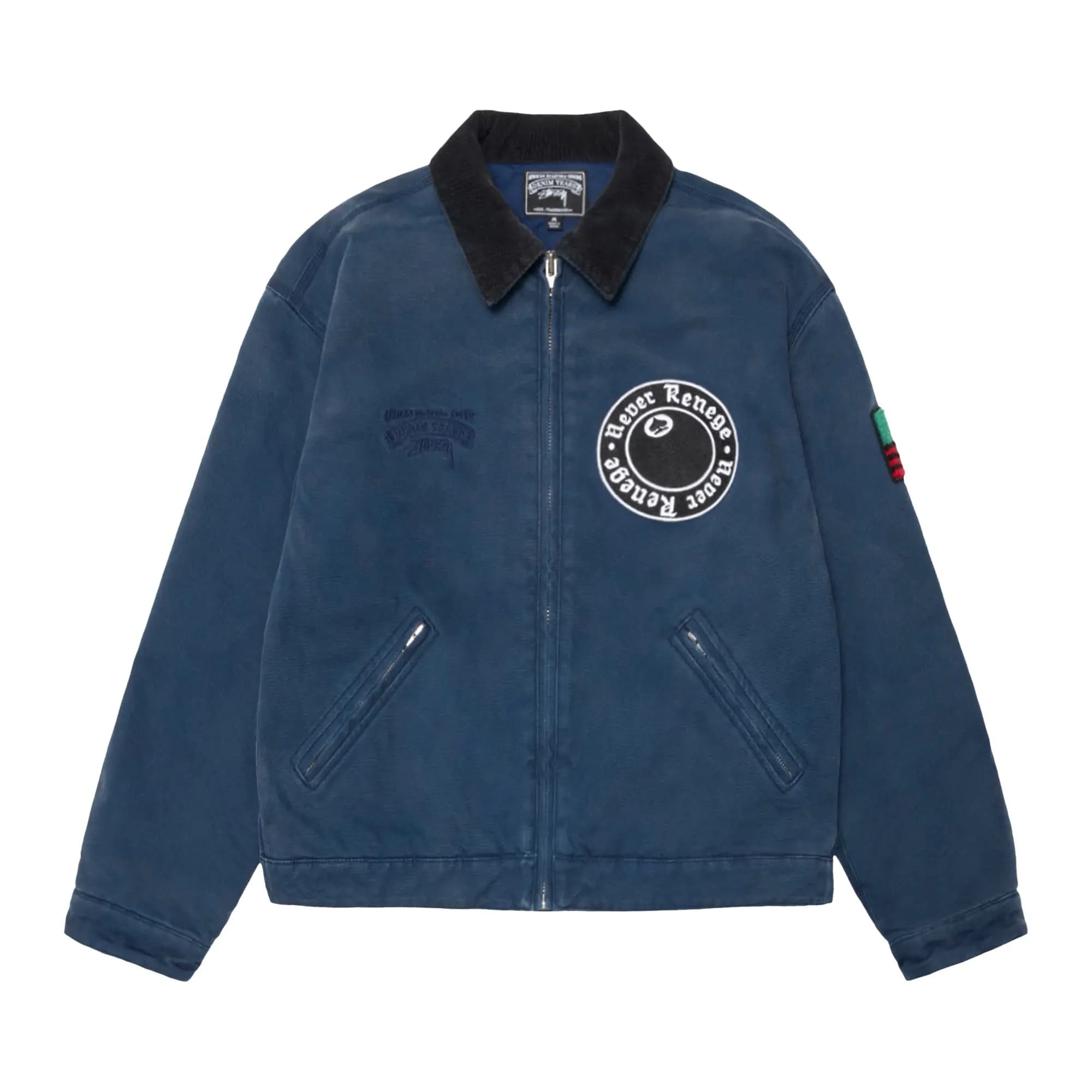 Stussy x Denim Tears Canvas Jacket 'Blue' by Stüssy