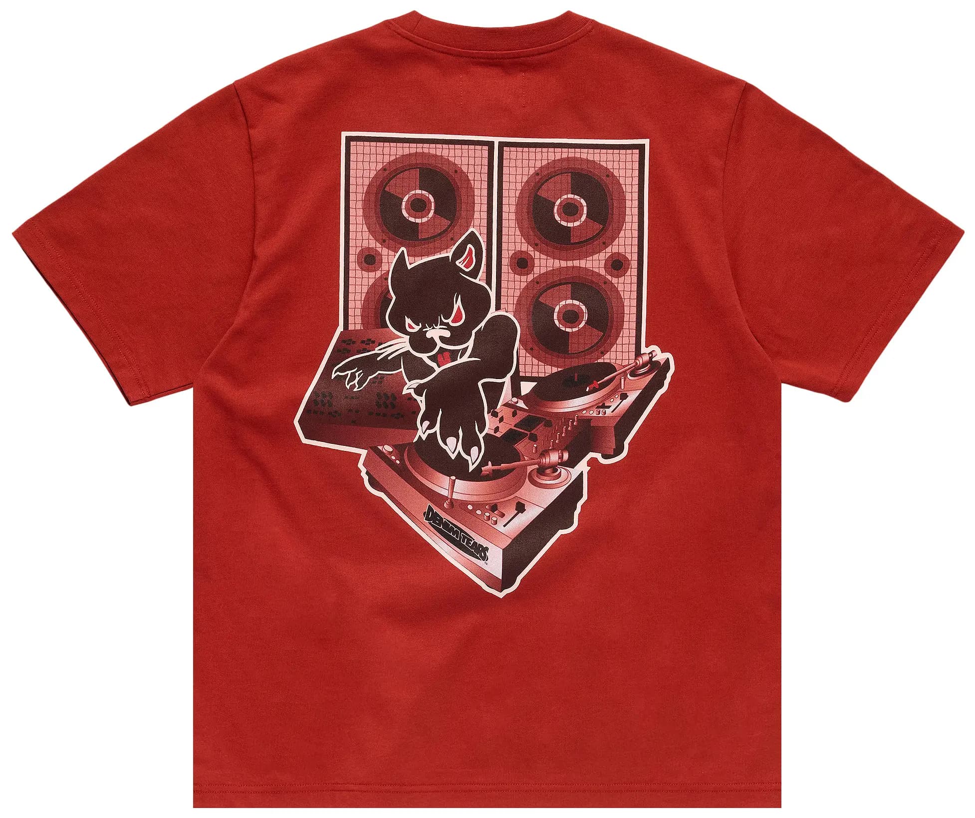 Denim Tears Panther Dj Tee 'Red' by Denim Tears