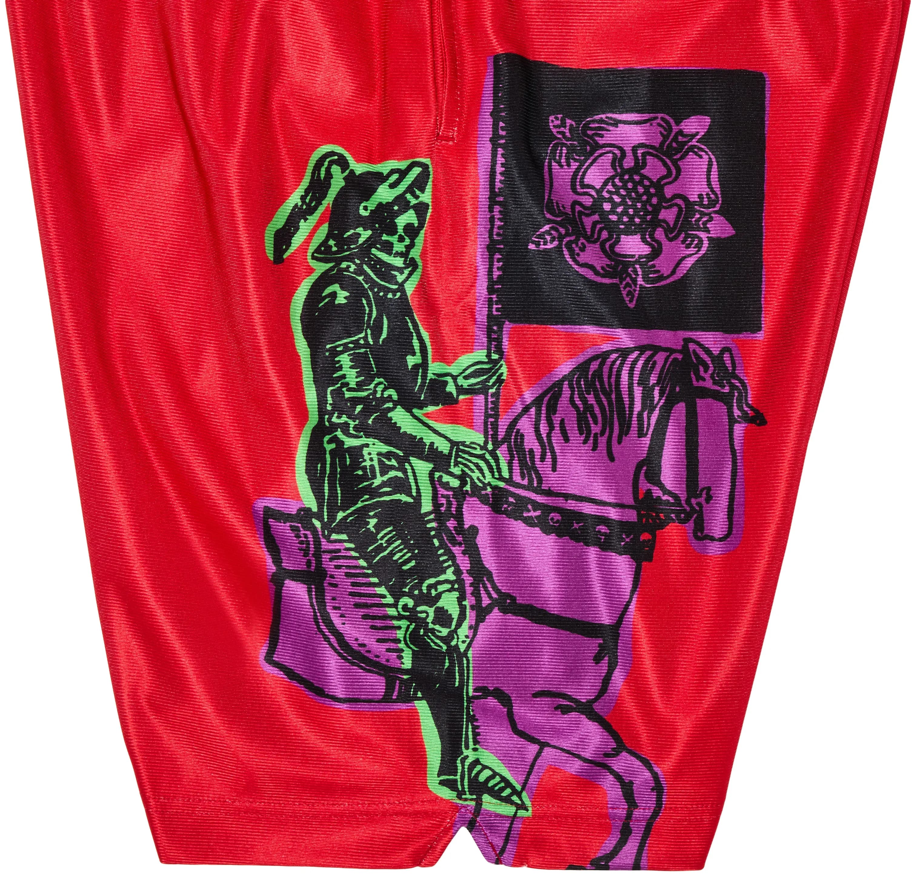 GOAT Death Tarot Shorts Red 4