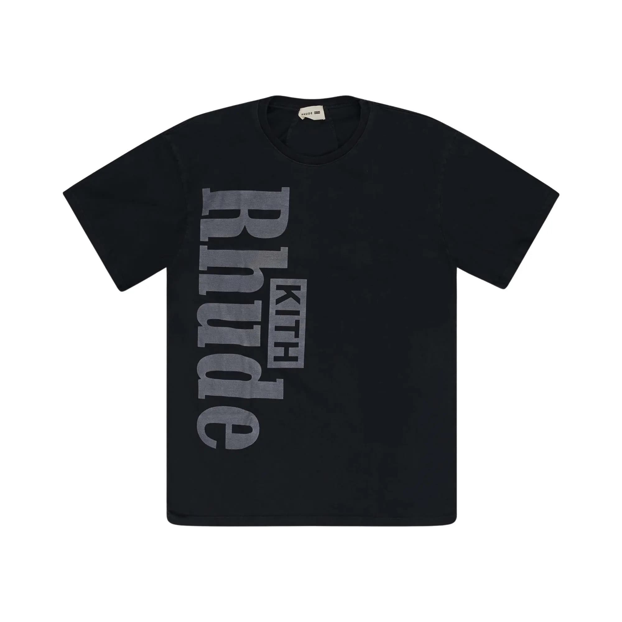 Rhude x Kith T-Shirt 'Black' by Rhude