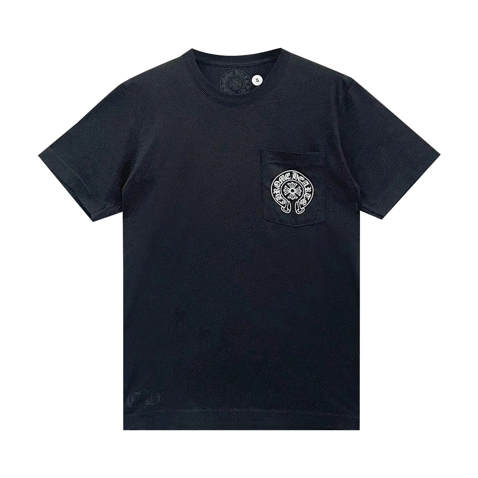Chrome Hearts Las Vegas Exclusive Horseshoe Logo Pocket T-Shirt 'Black' by Chrome Hearts