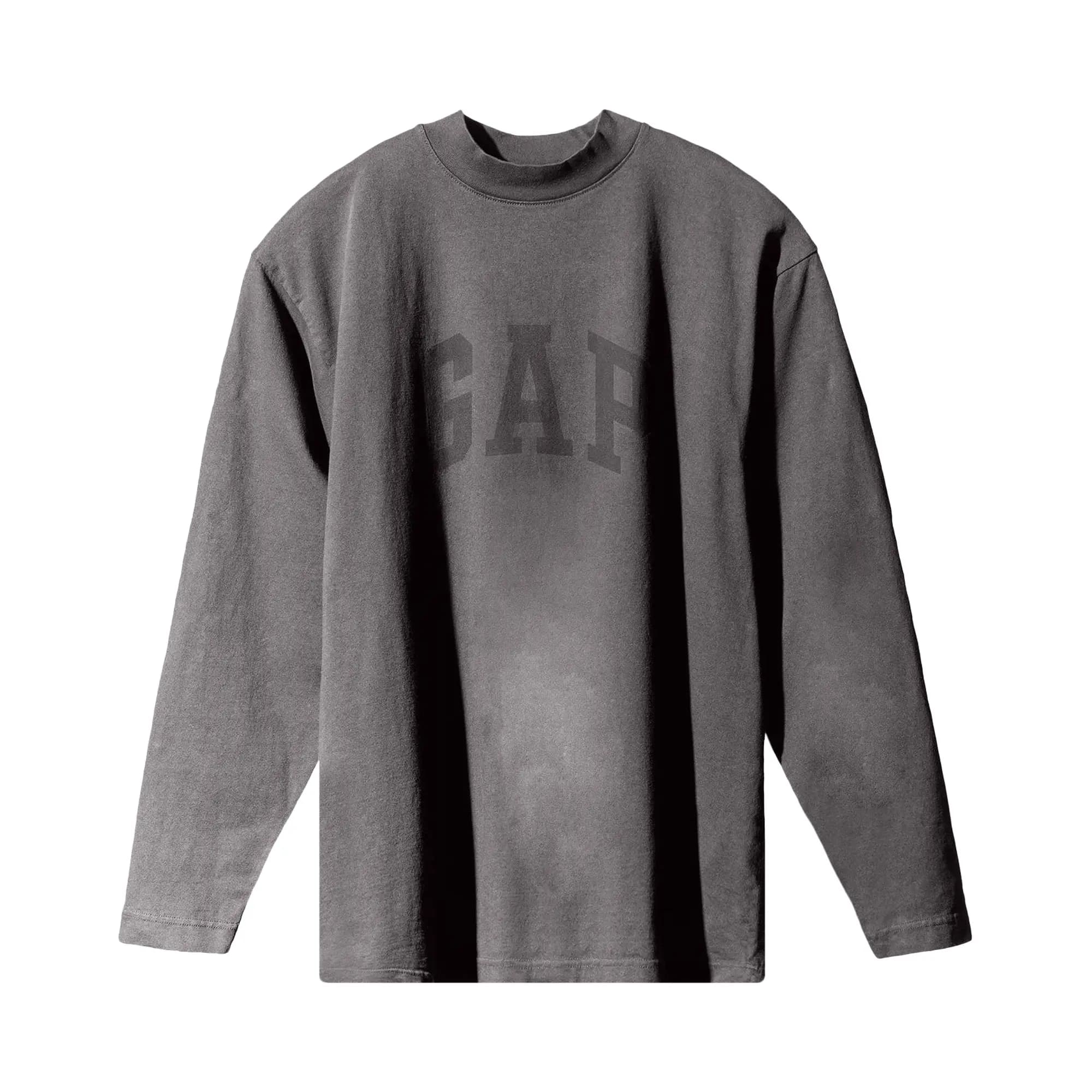 Yeezy Gap Engineered by Balenciaga Dove Long-Sleeve Tee 'Dark Grey' by Yeezy Gap
