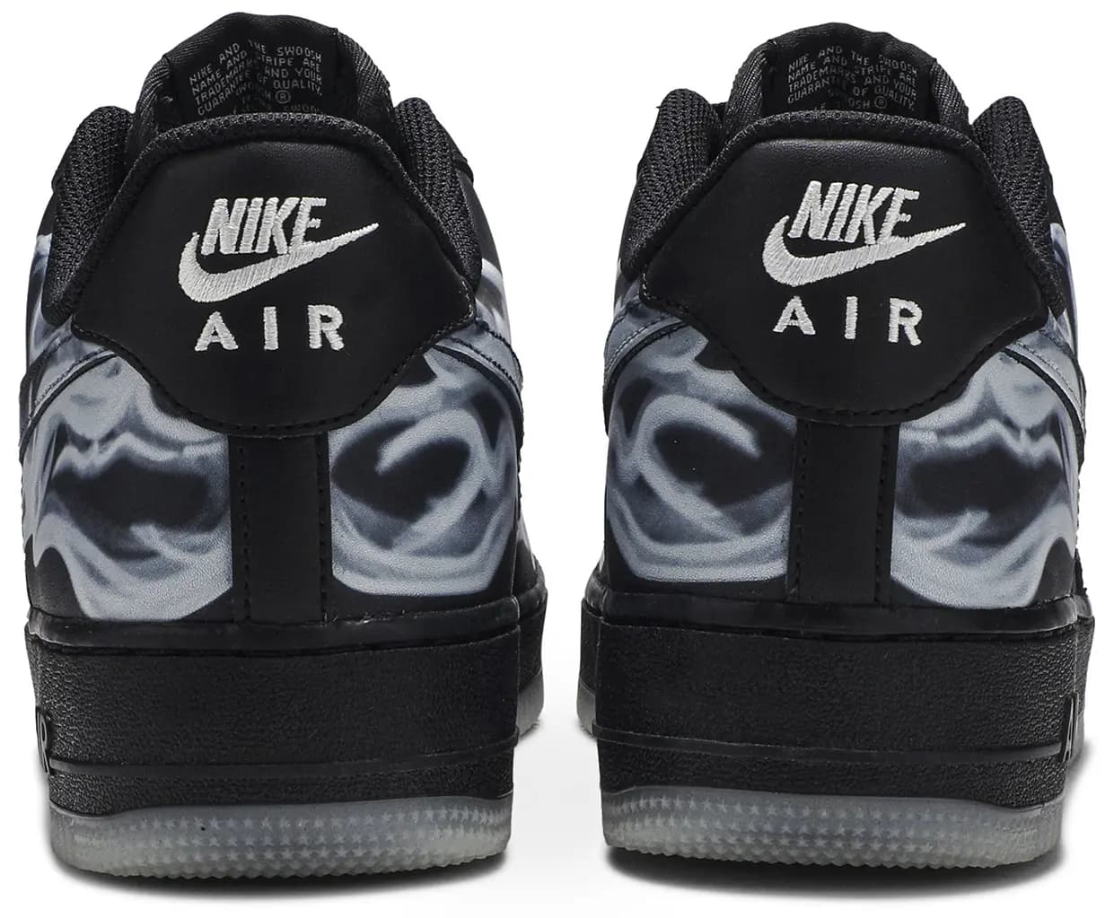 Nike Air Force 1 '07 QS 'Black Skeleton' 6