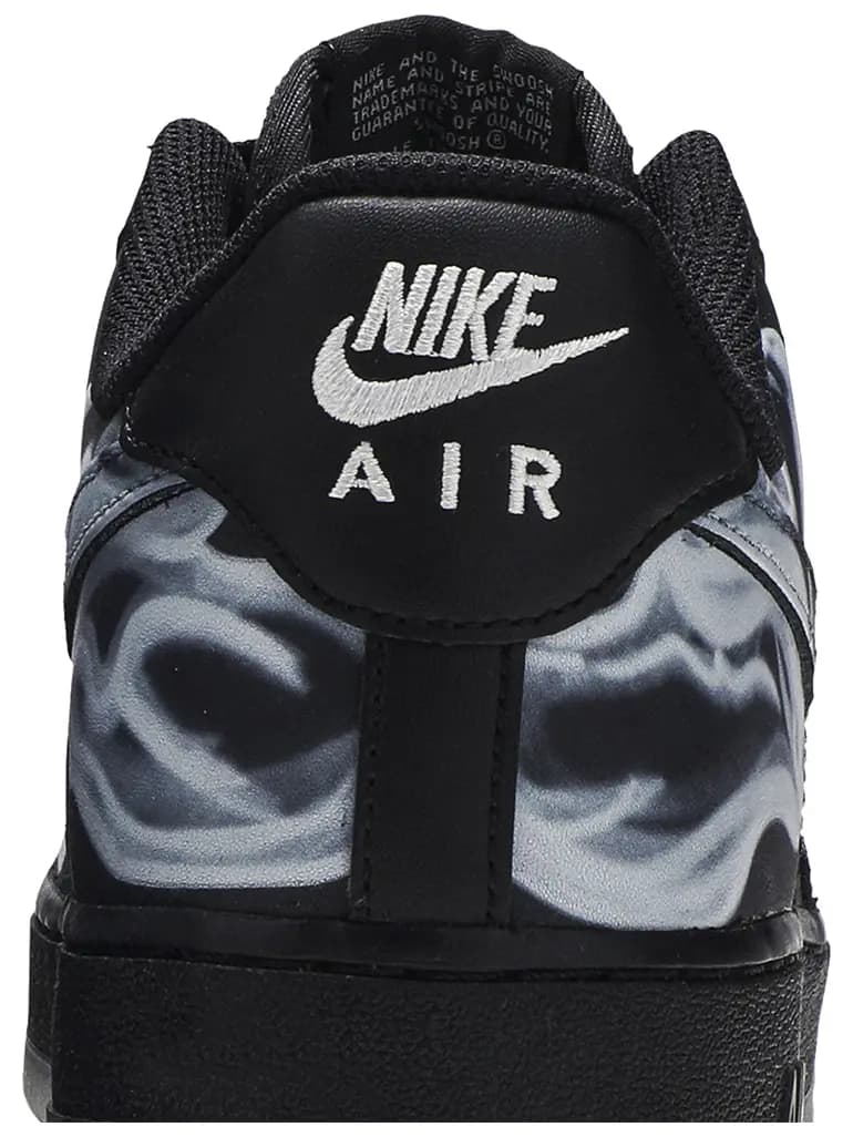 Nike Air Force 1 '07 QS 'Black Skeleton' 7