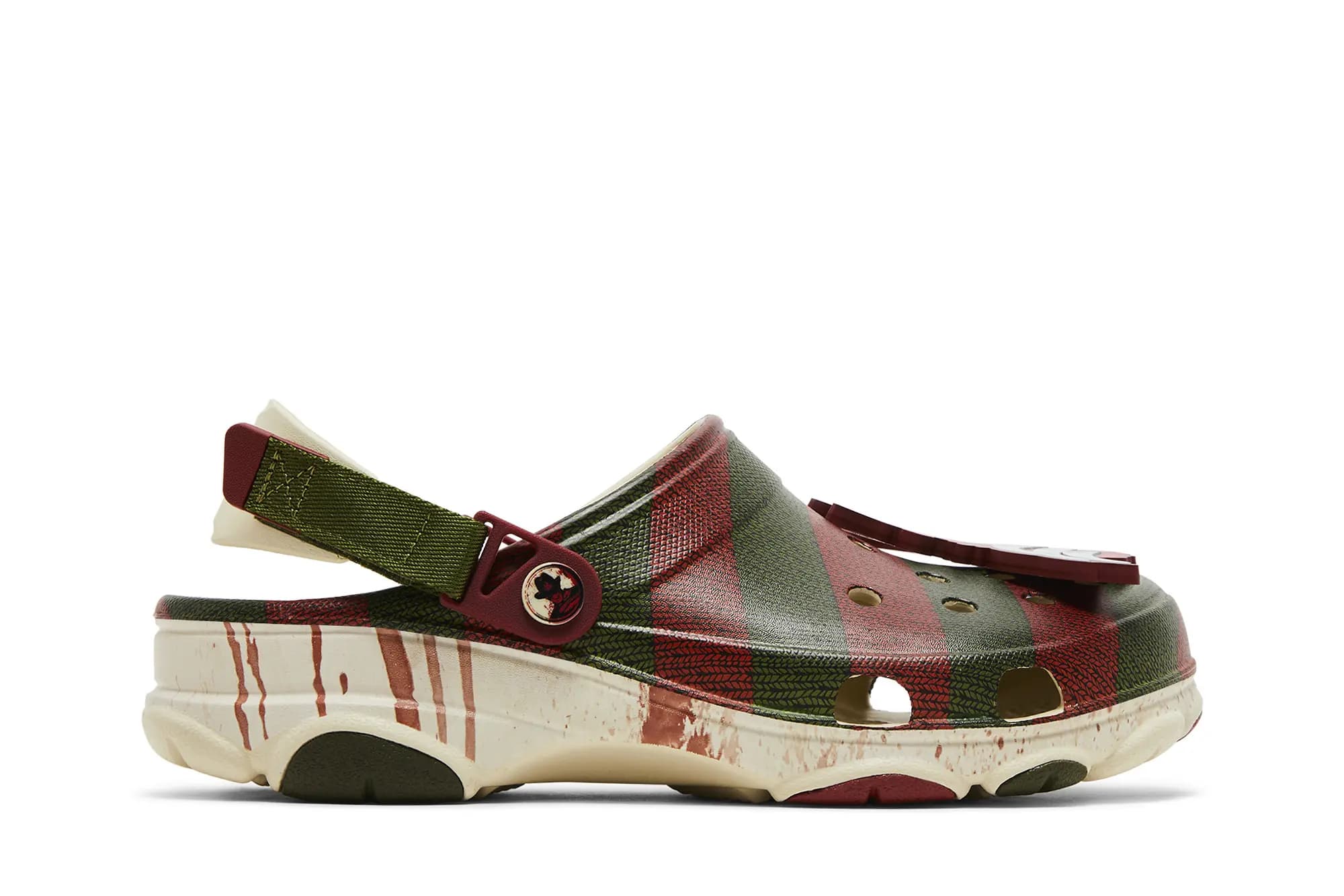 A Nightmare on Elm Street x Crocs All-Terrain Clog 'Horror Pack - Freddy Krueger' by Crocs