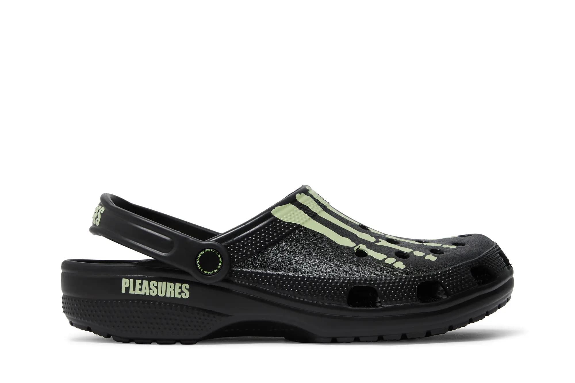 Pleasures x Crocs Classic Clog 'Skeleton - Glow in the Dark' by Crocs