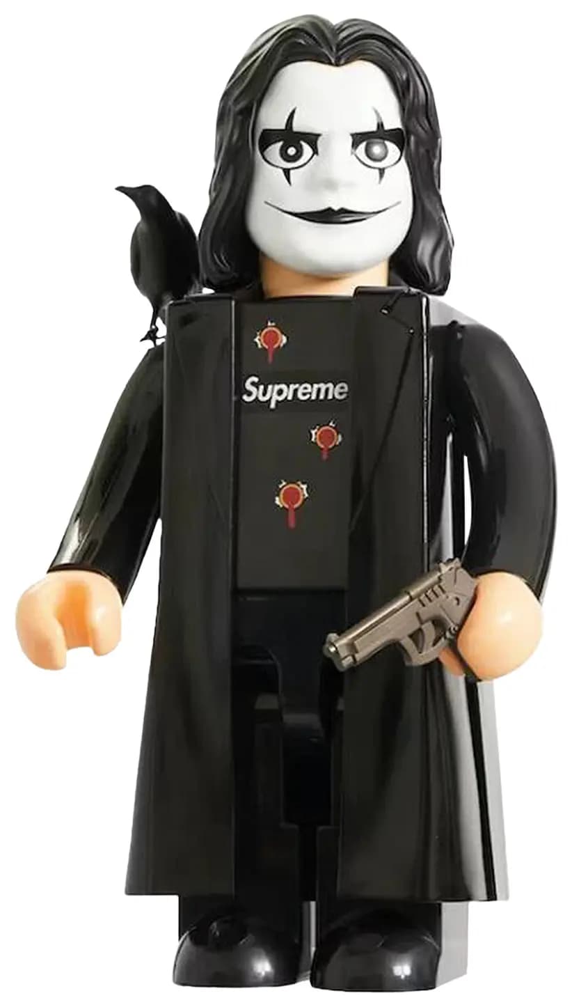 Supreme x The Crow Kubrick Figure 1000% 'Black' 2