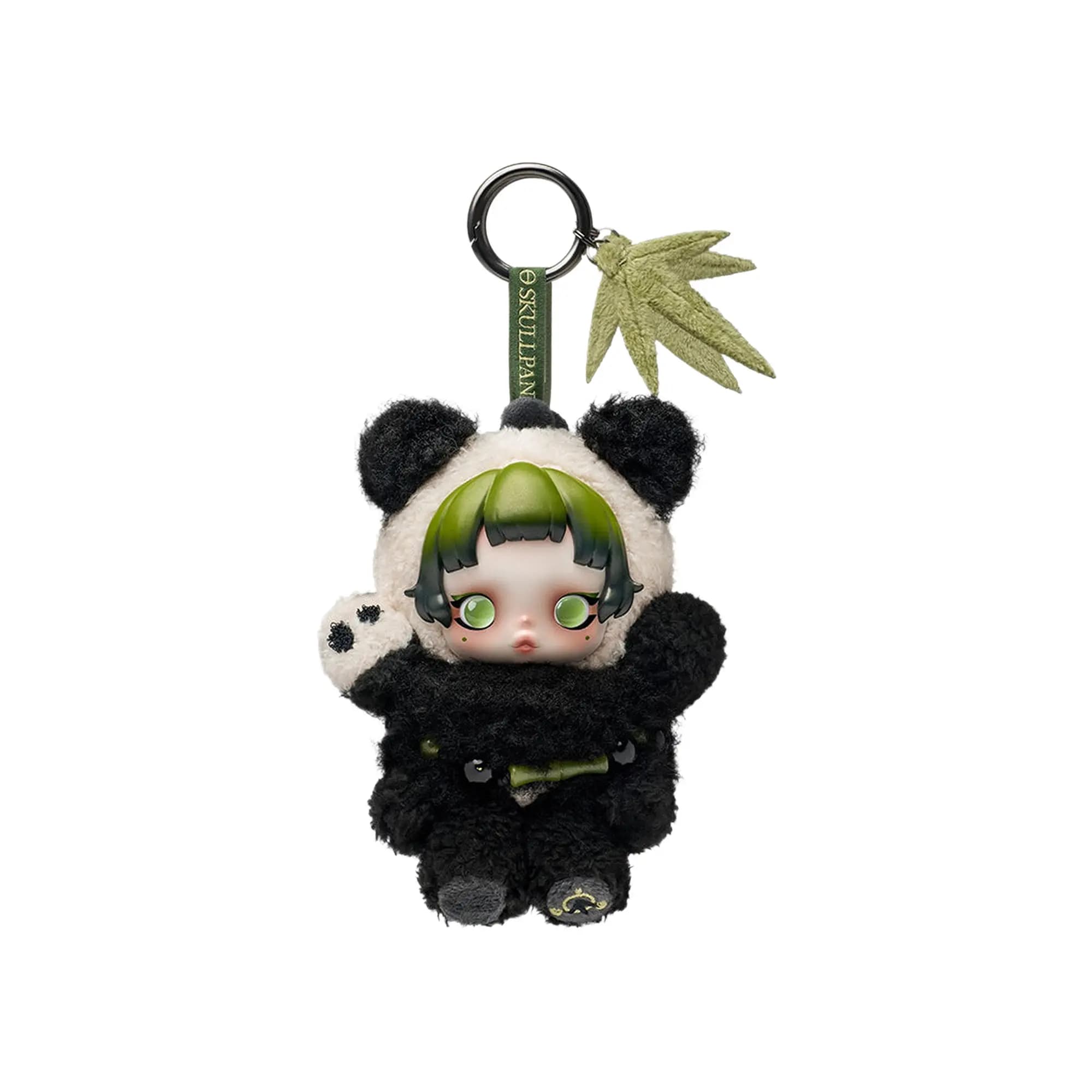 Pop Mart SKULLPANDA Lazy Panda Plush Doll Pendant 'Black/White' by Pop Mart