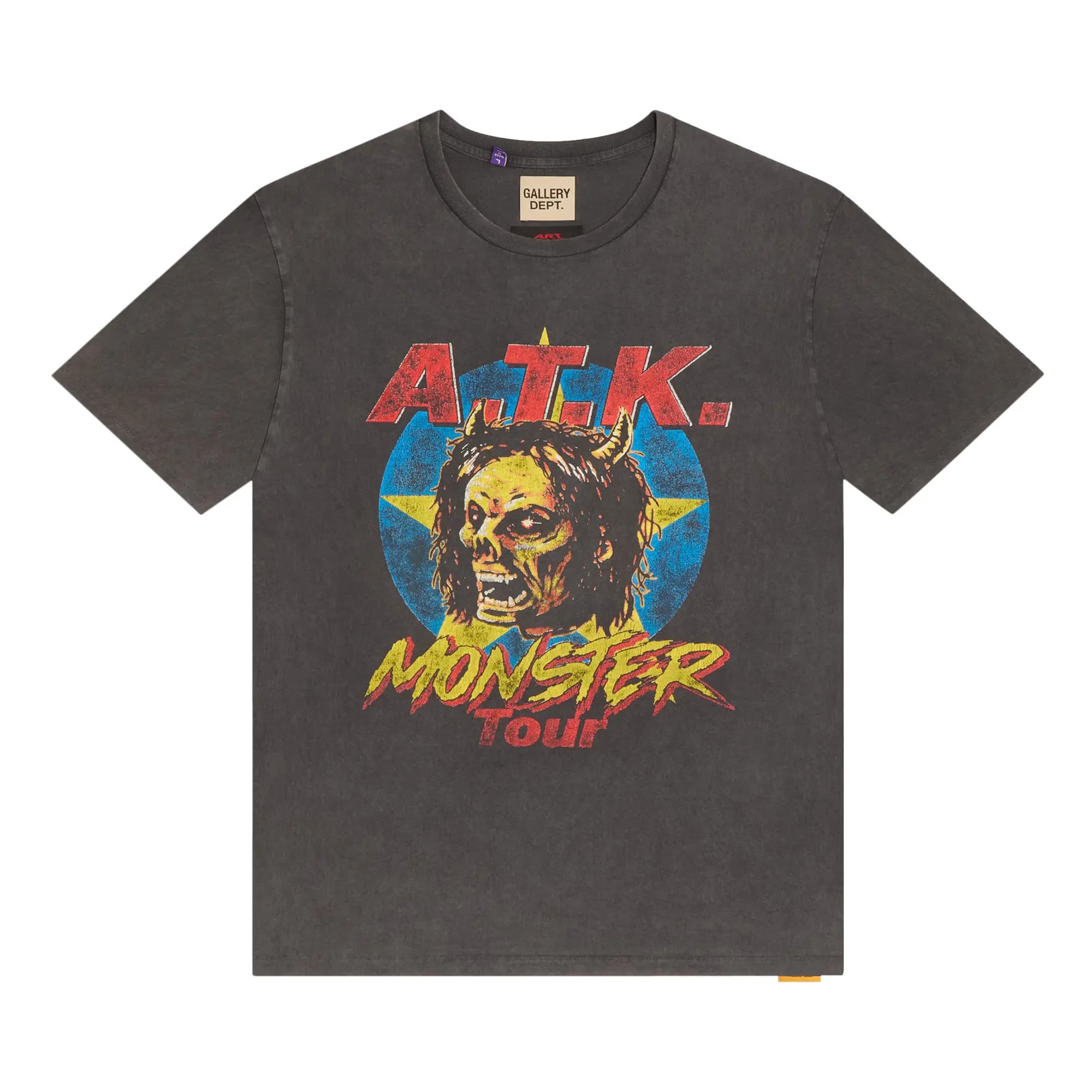 Gallery Dept. ATK Monster Tour Tee 'Vintage Black' by Gallery Dept.