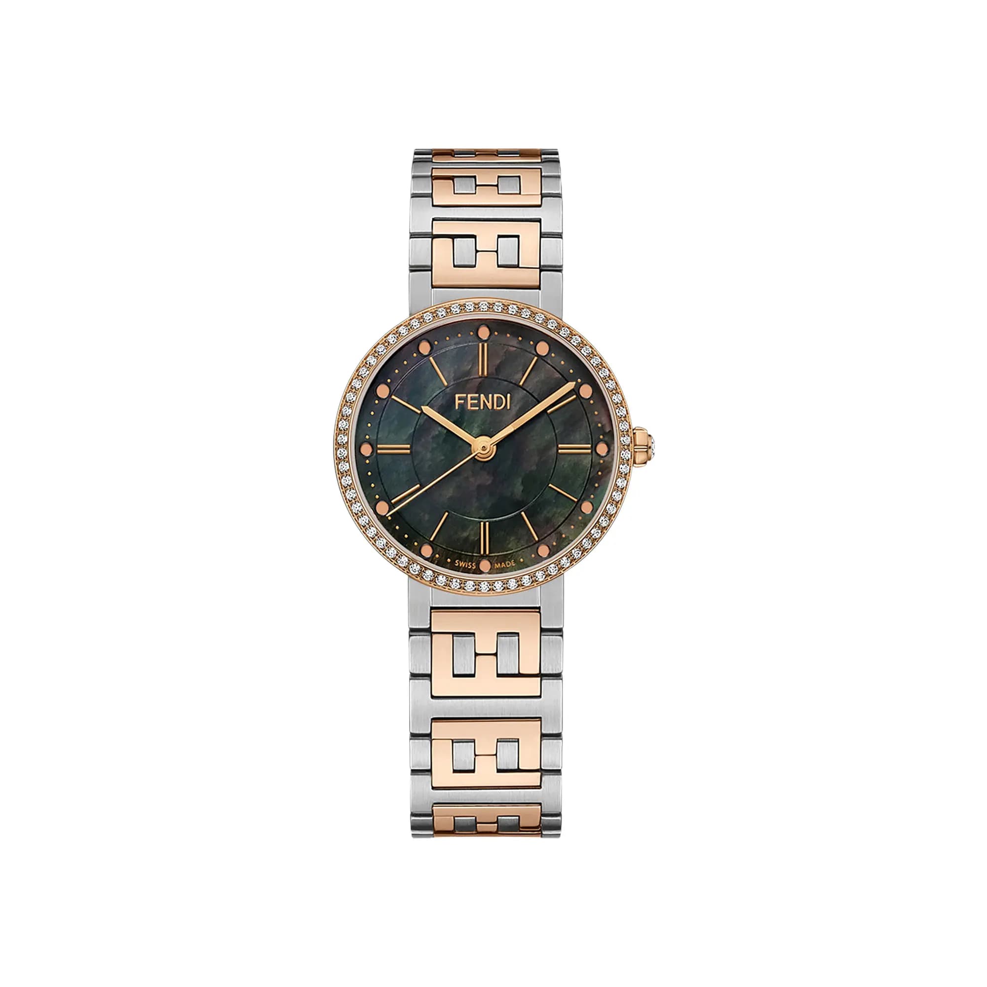 Fendi Forever Fendi Diamond Watch 'Two-Tone' by Fendi