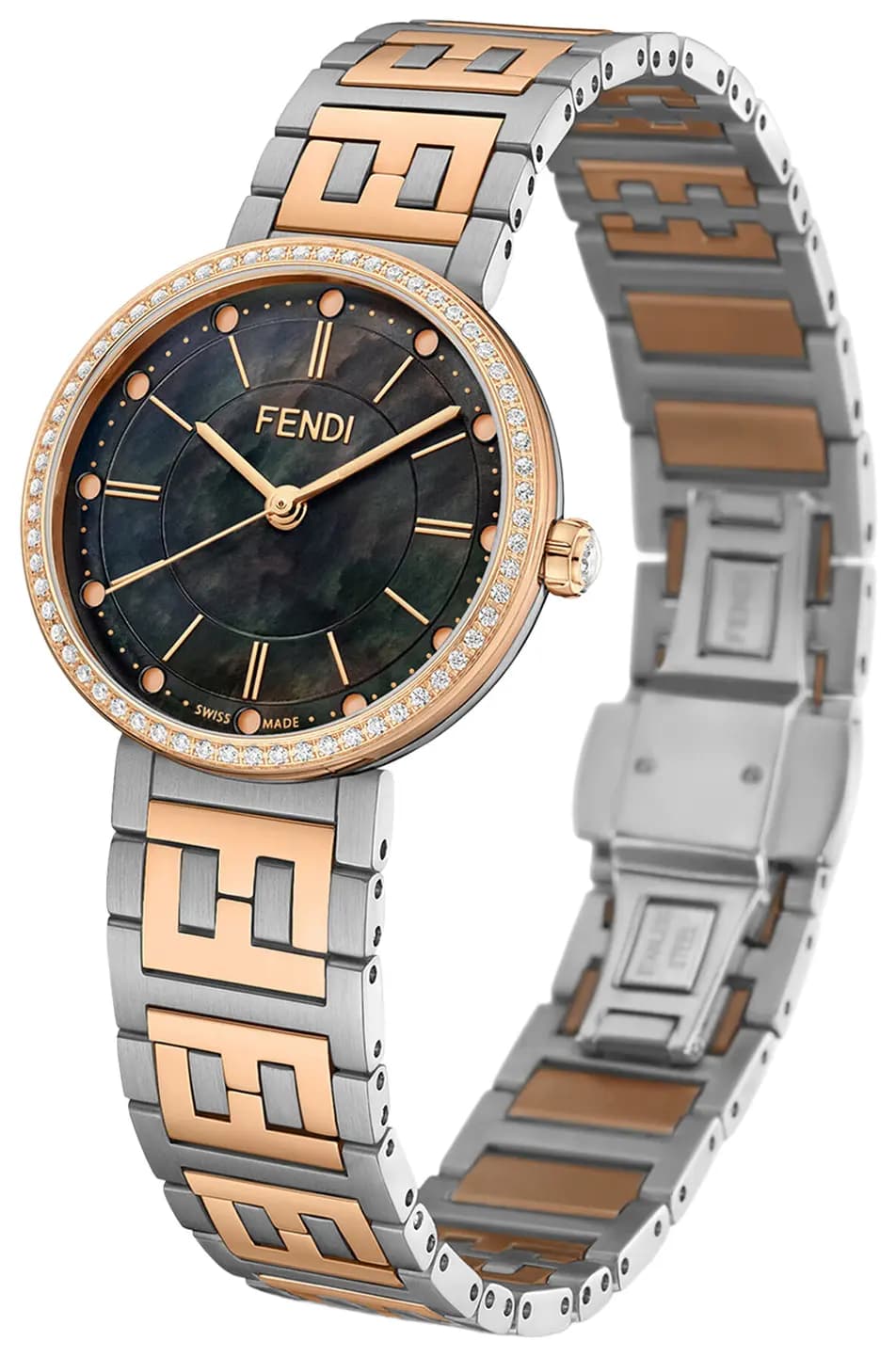 Fendi Forever Fendi Diamond Watch 'Two-Tone' by Fendi