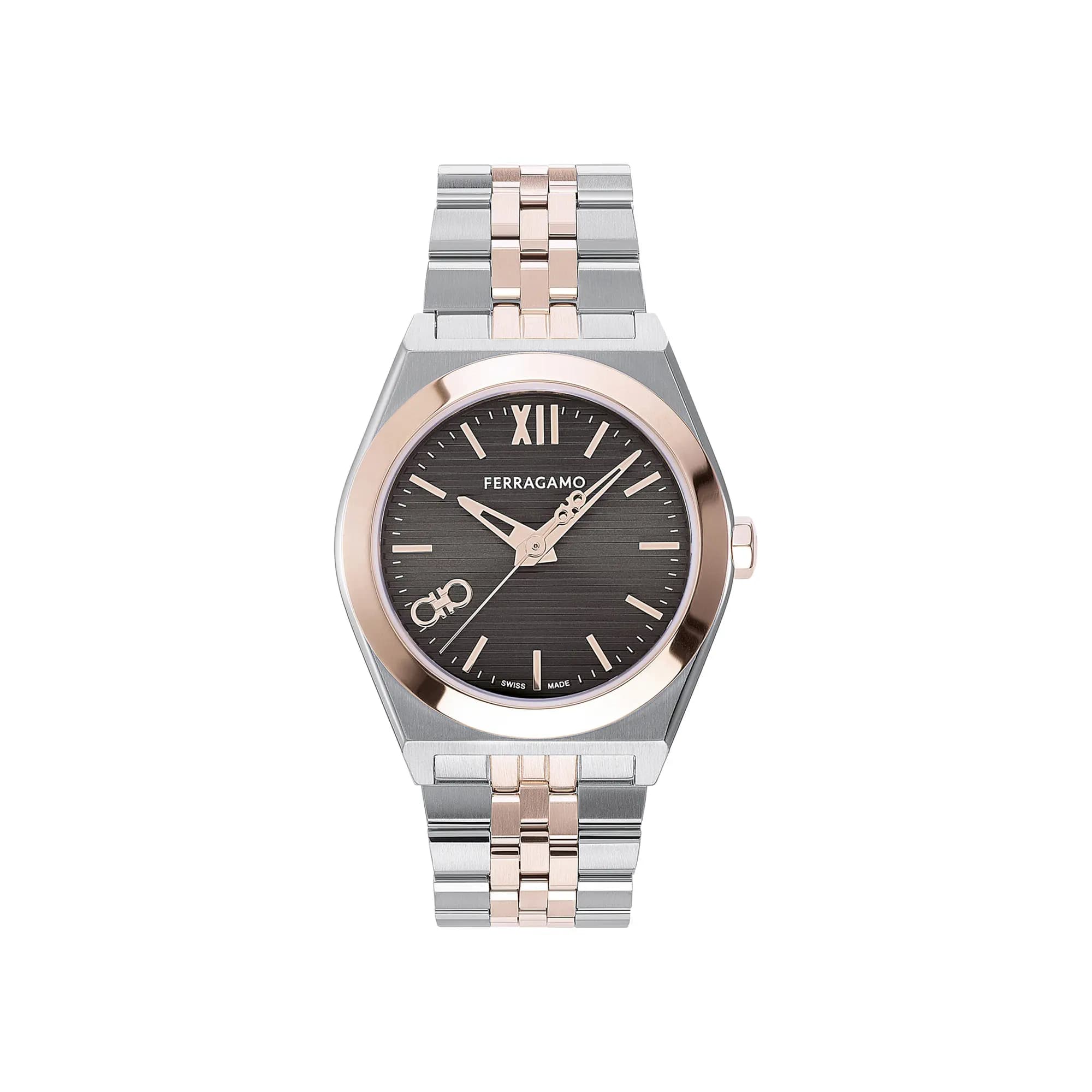 Ferragamo Vega New Bracelet Watch 'Two Tone' by Ferragamo