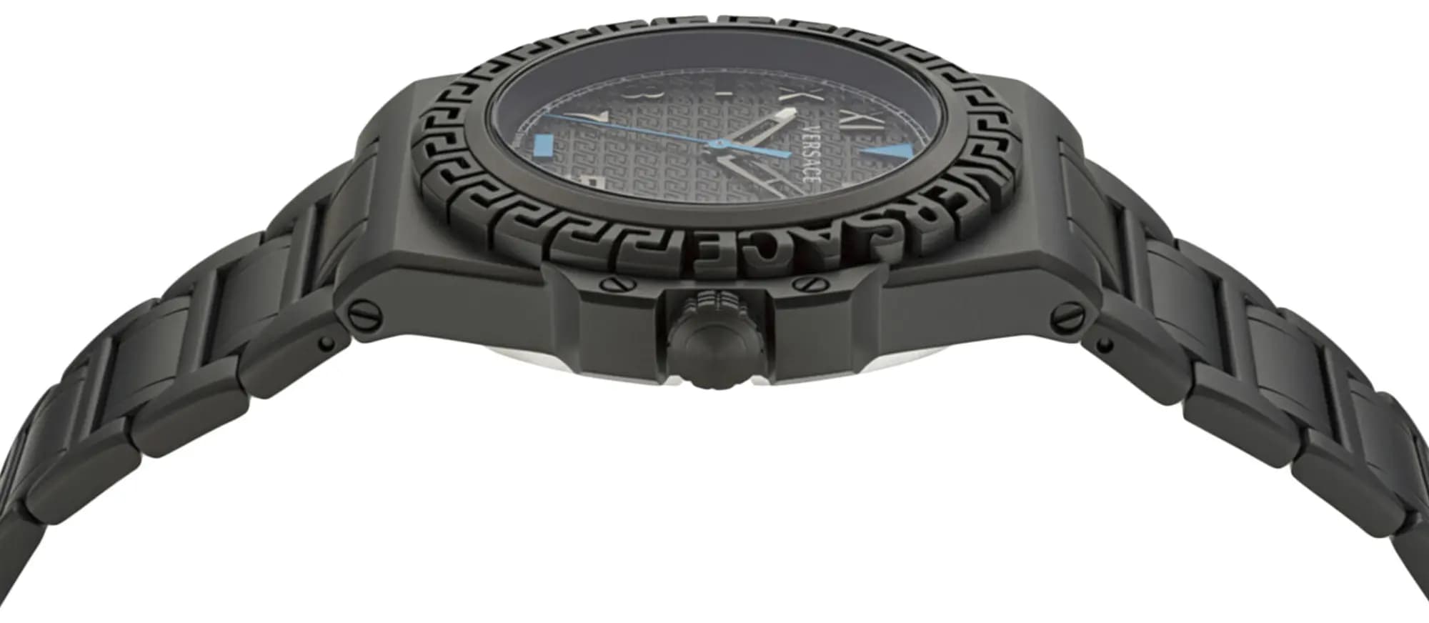 Versace Greca Reaction Bracelet Watch 'Black' 3