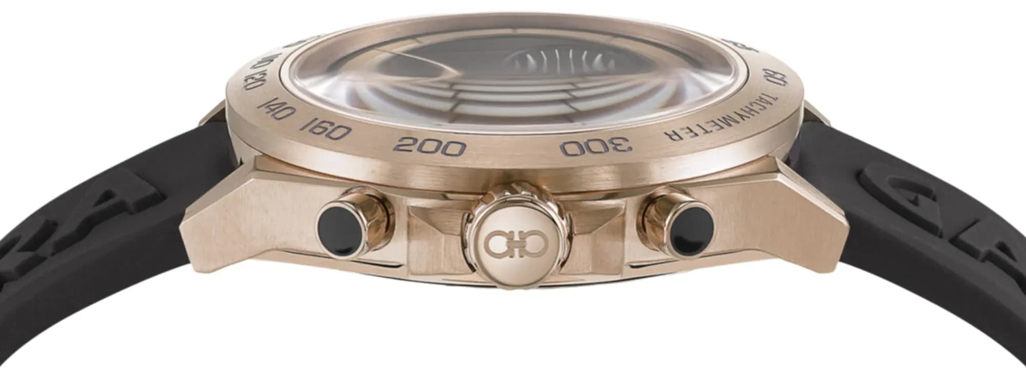 Ferragamo Urban Chrono Silicone Watch 'Rose Gold' 3