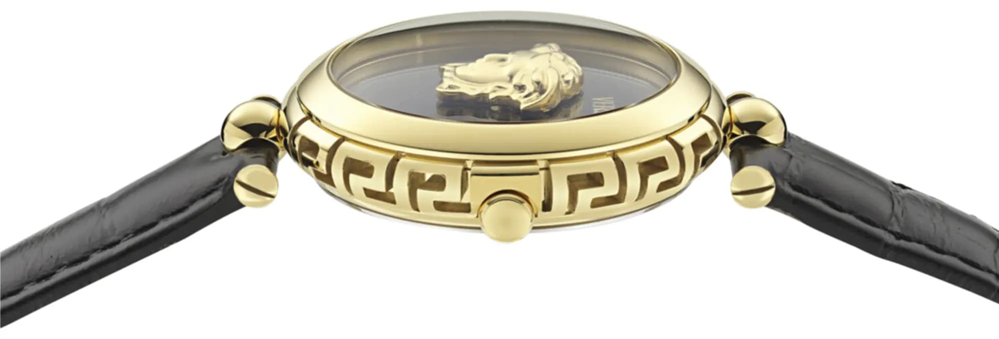 Versace Medusa Heritage Leather Watch 'Gold' 3