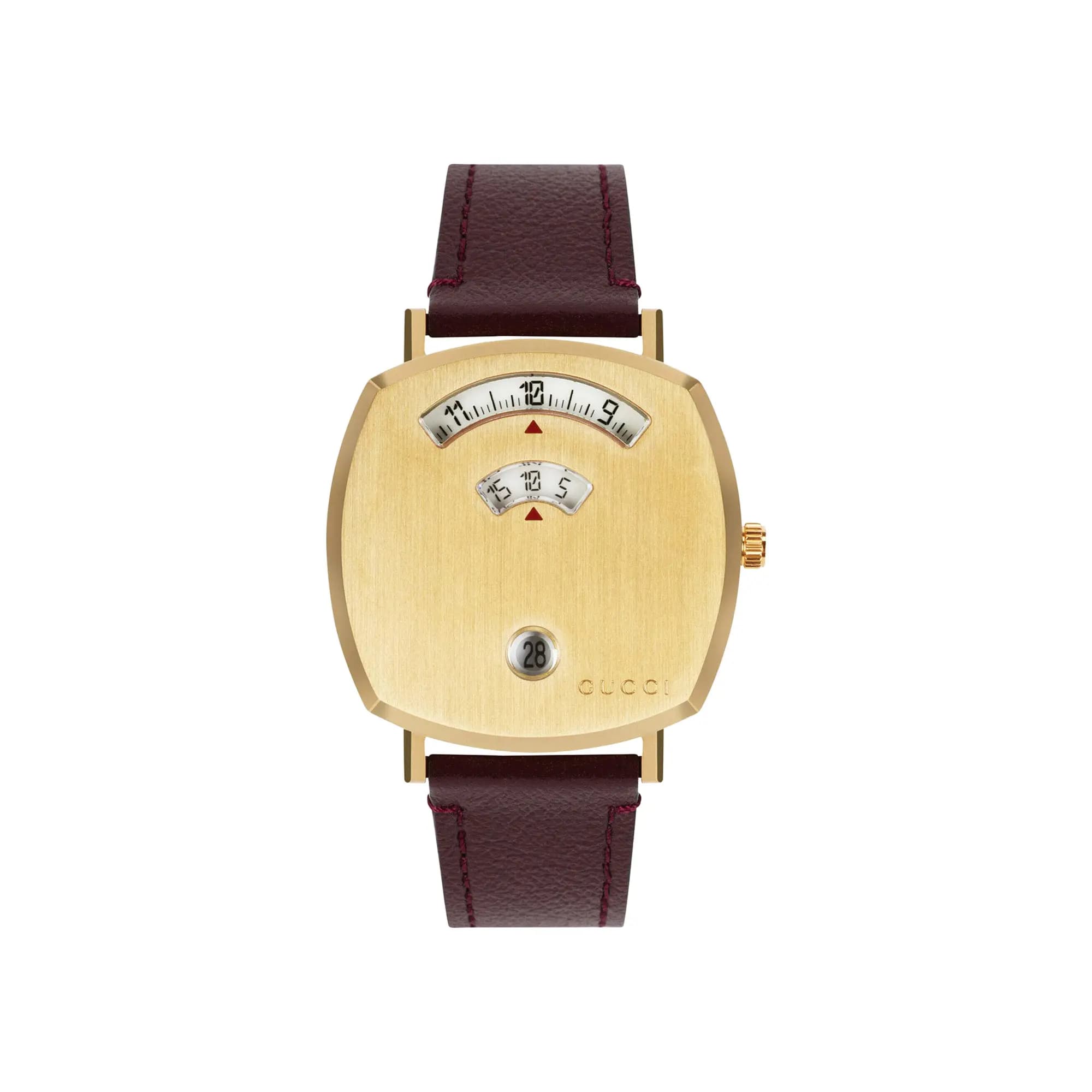 Gucci Grip Leather Watch 'Gold' by Gucci