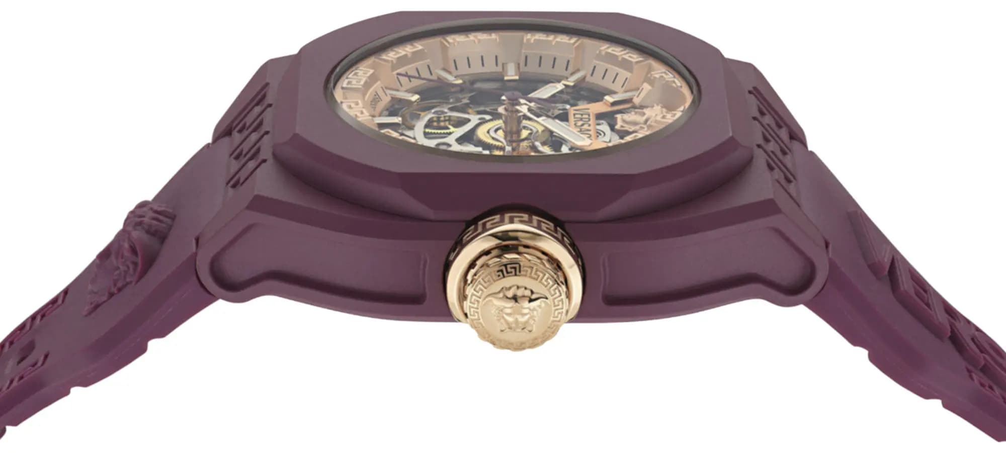 Versace V Legend Skeleton Automatic Watch 'Red' 3
