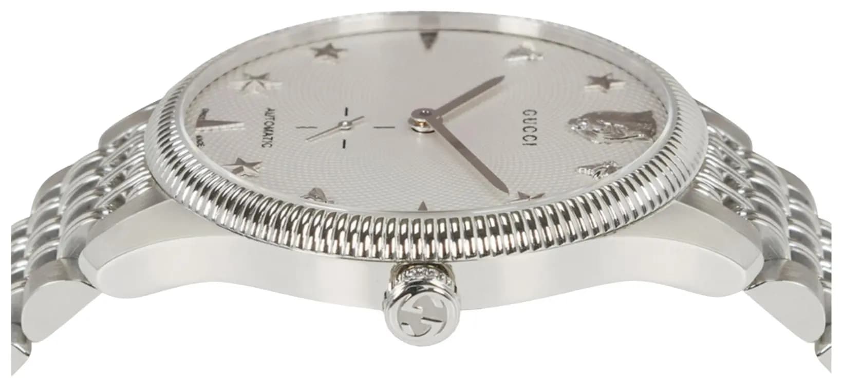 Gucci G-Timeless Automatic Watch 'Stainless Steel' 3