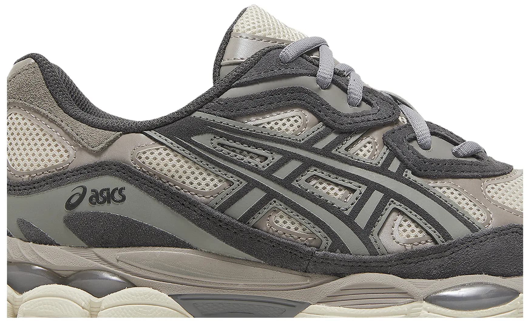 ASICS Gel NYC 'Oatmeal Obsidian Grey' 2
