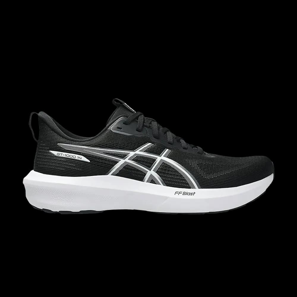 ASICS GT 1000 14 'Black White' by ASICS