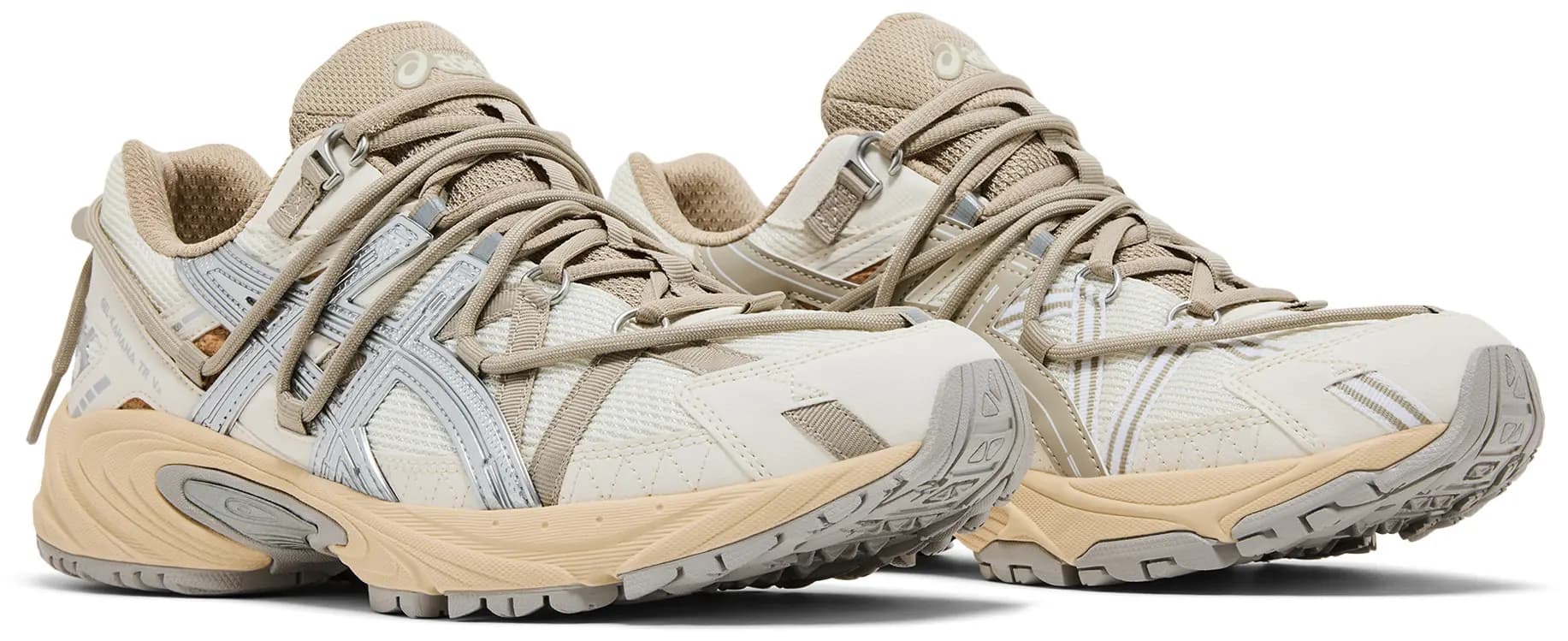ASICS Gel Kahana TR V2 'Cream Pure Silver' 8
