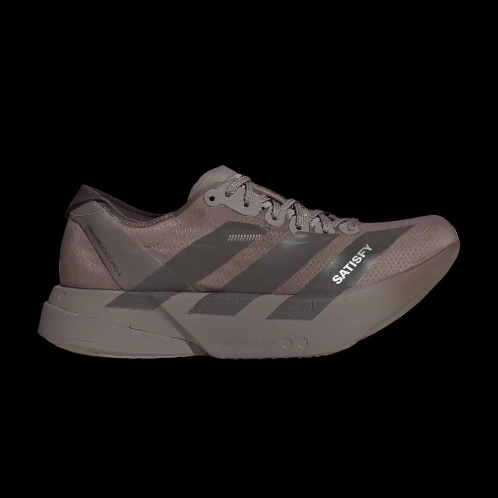 SATISFY x adidas Wmns Adizero Adios Pro 4 'Earth Brown' by Adidas
