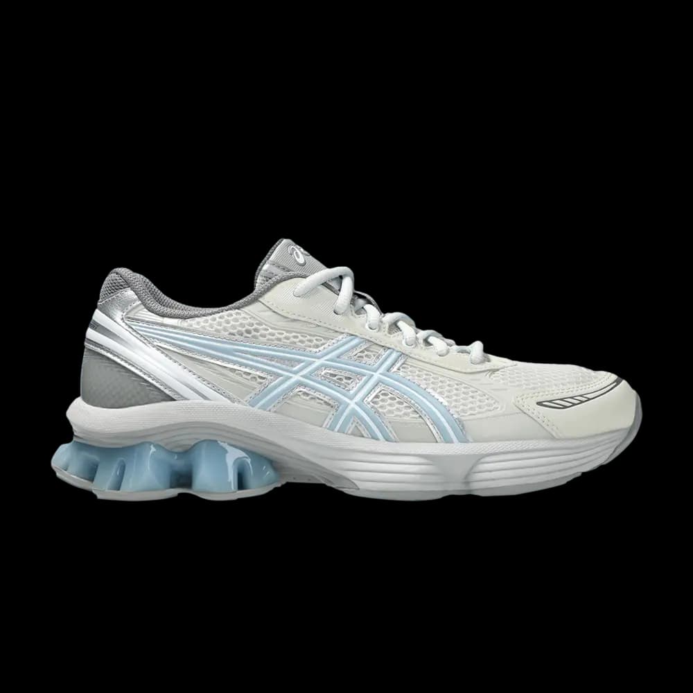 emmi x ASICS Gel Kinetic Fluent 'Cream Soft Sky' by ASICS