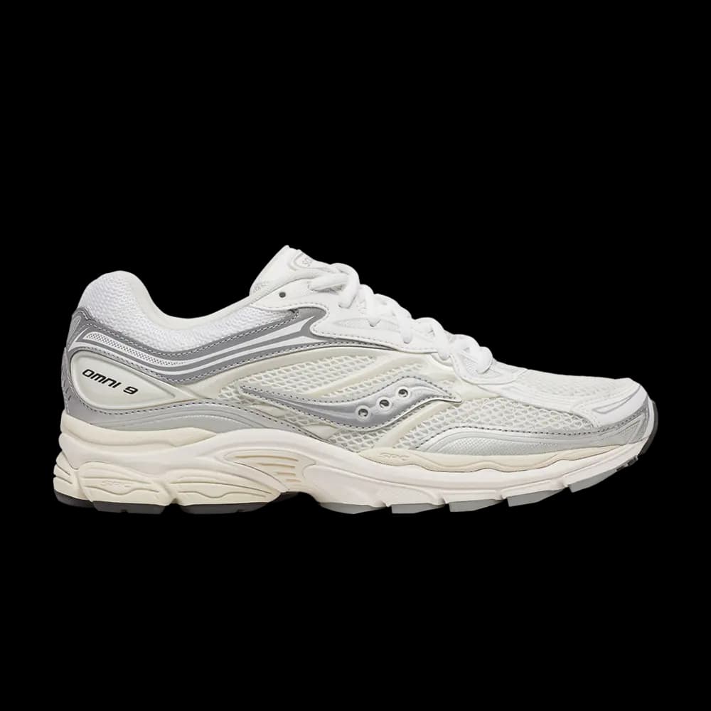 Saucony ProGrid Omni 9 'White Silver' by Saucony