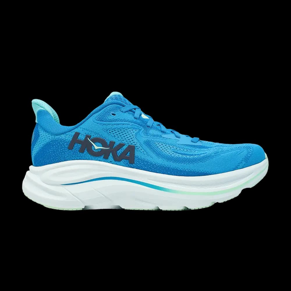 HOKA Clifton 10 Wide 'Black White' by HOKA