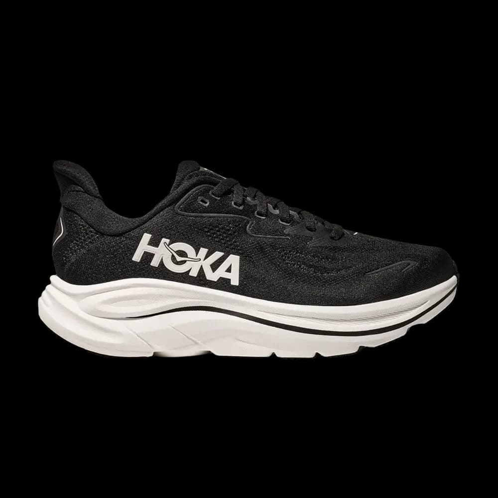 HOKA Clifton 10 Wide 'Black White' by HOKA