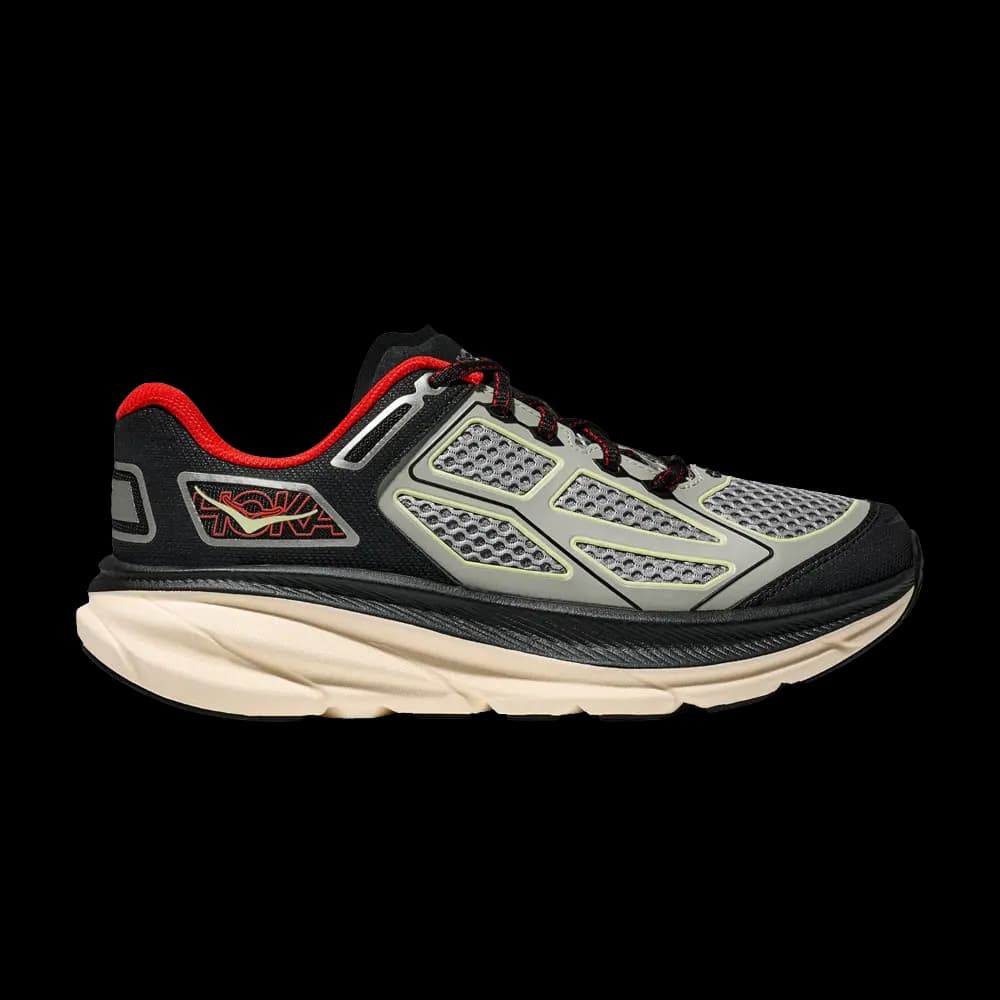HOKA Clifton One9 'Grey Black Habanero' by HOKA