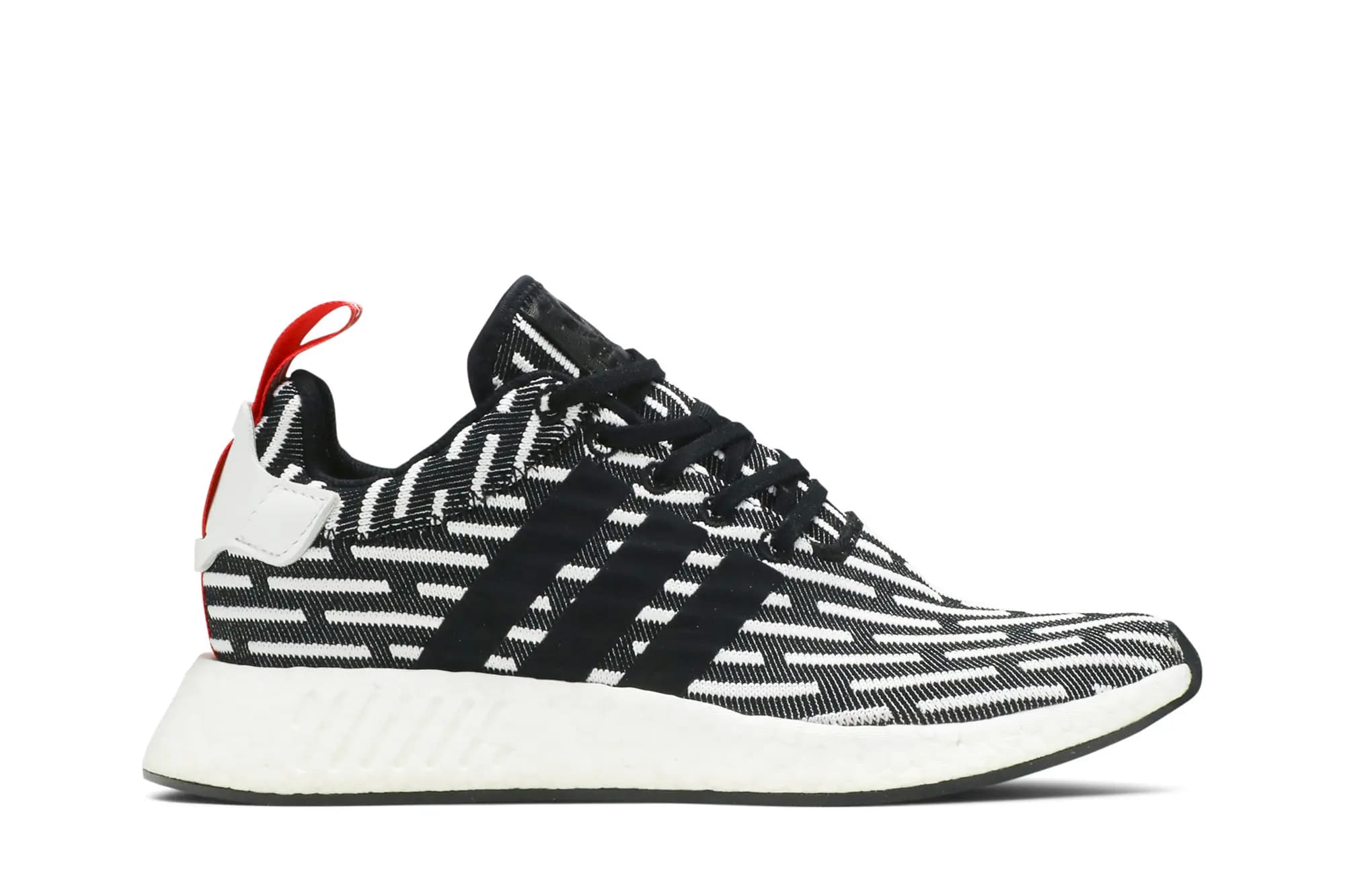 adidas NMD_R2 PK 'Core Black Stripe' by Adidas