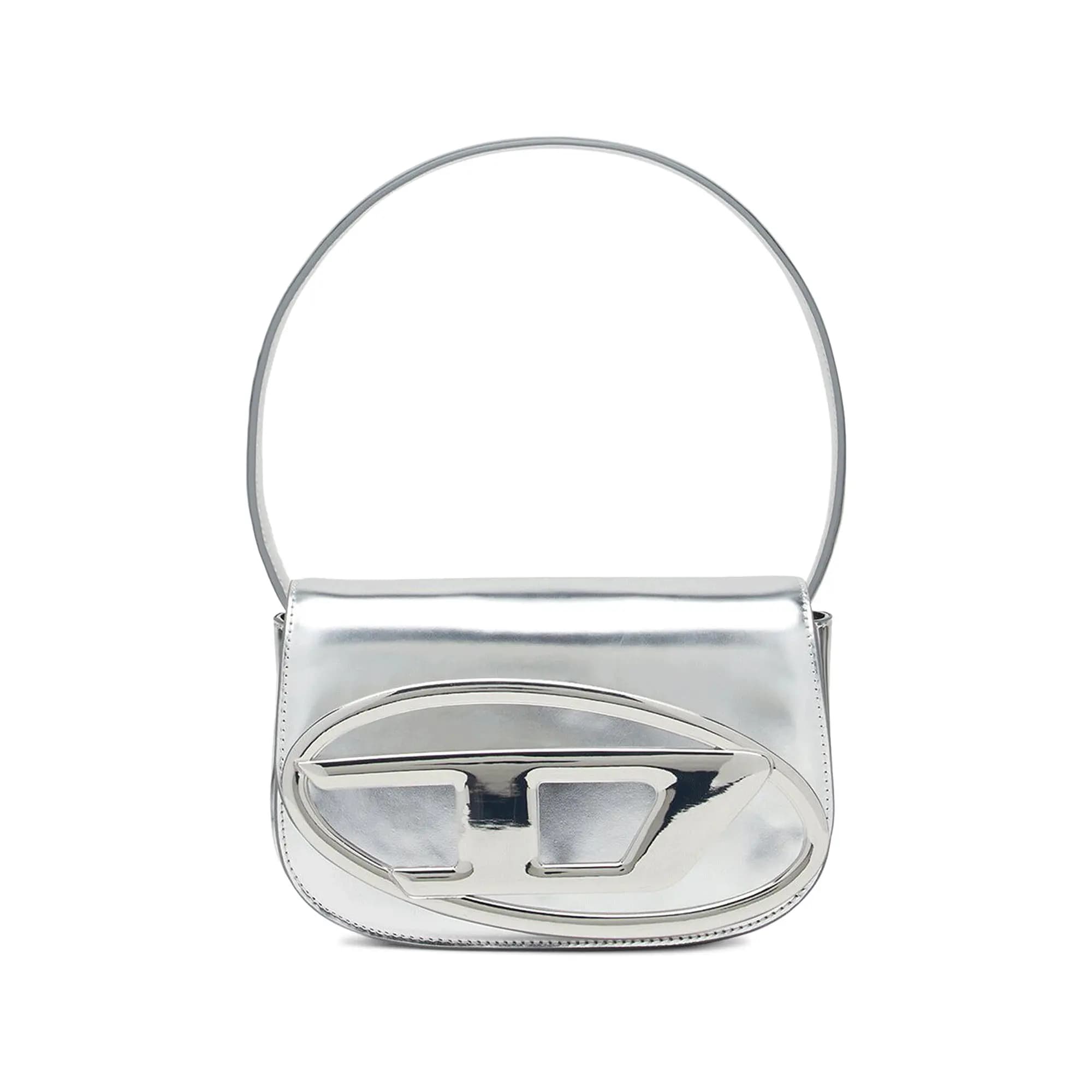 Diesel 1DR Shoulder Bag 'Silver' by Diesel