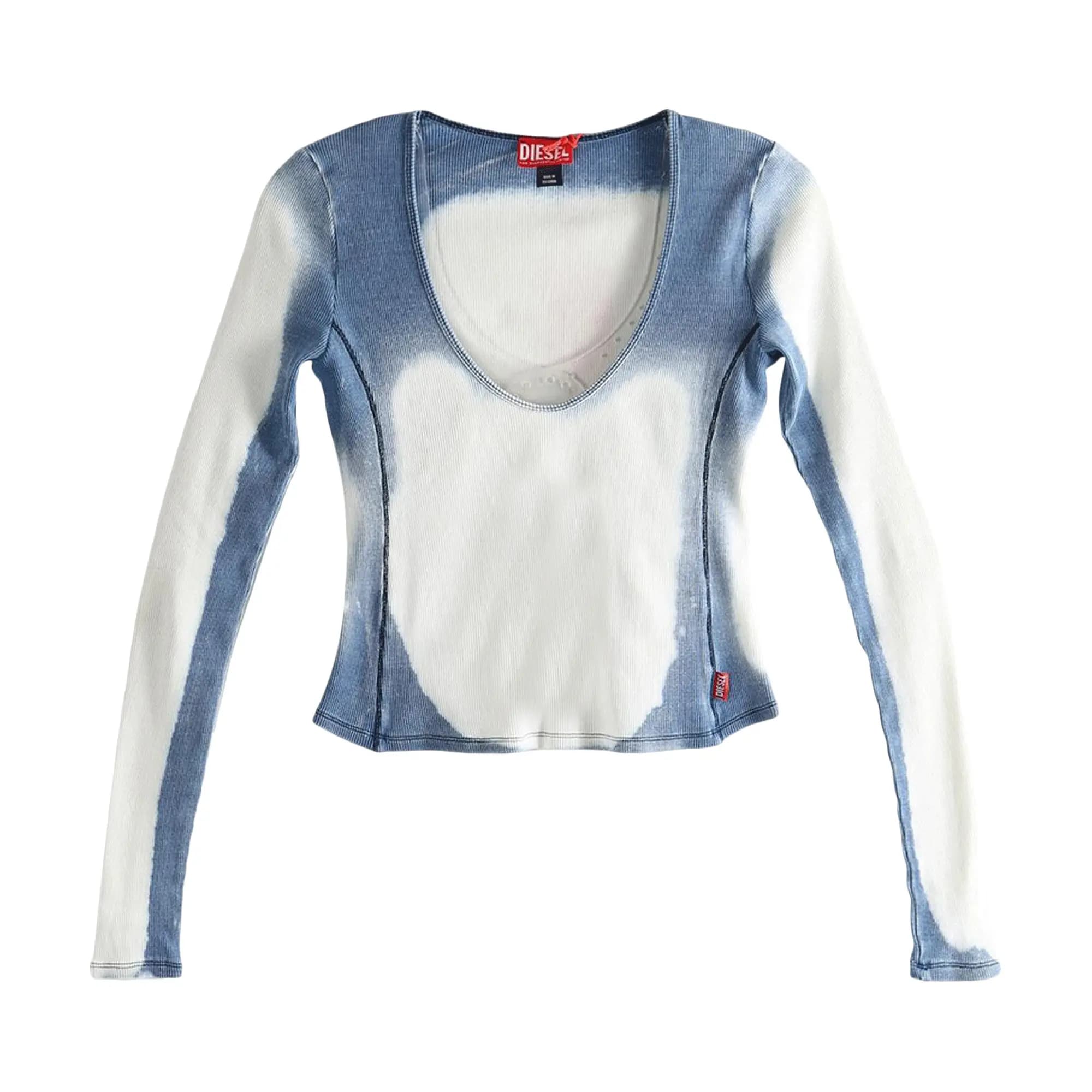 Diesel T-Ulio Long-Sleeve Top 'Blue' by Diesel