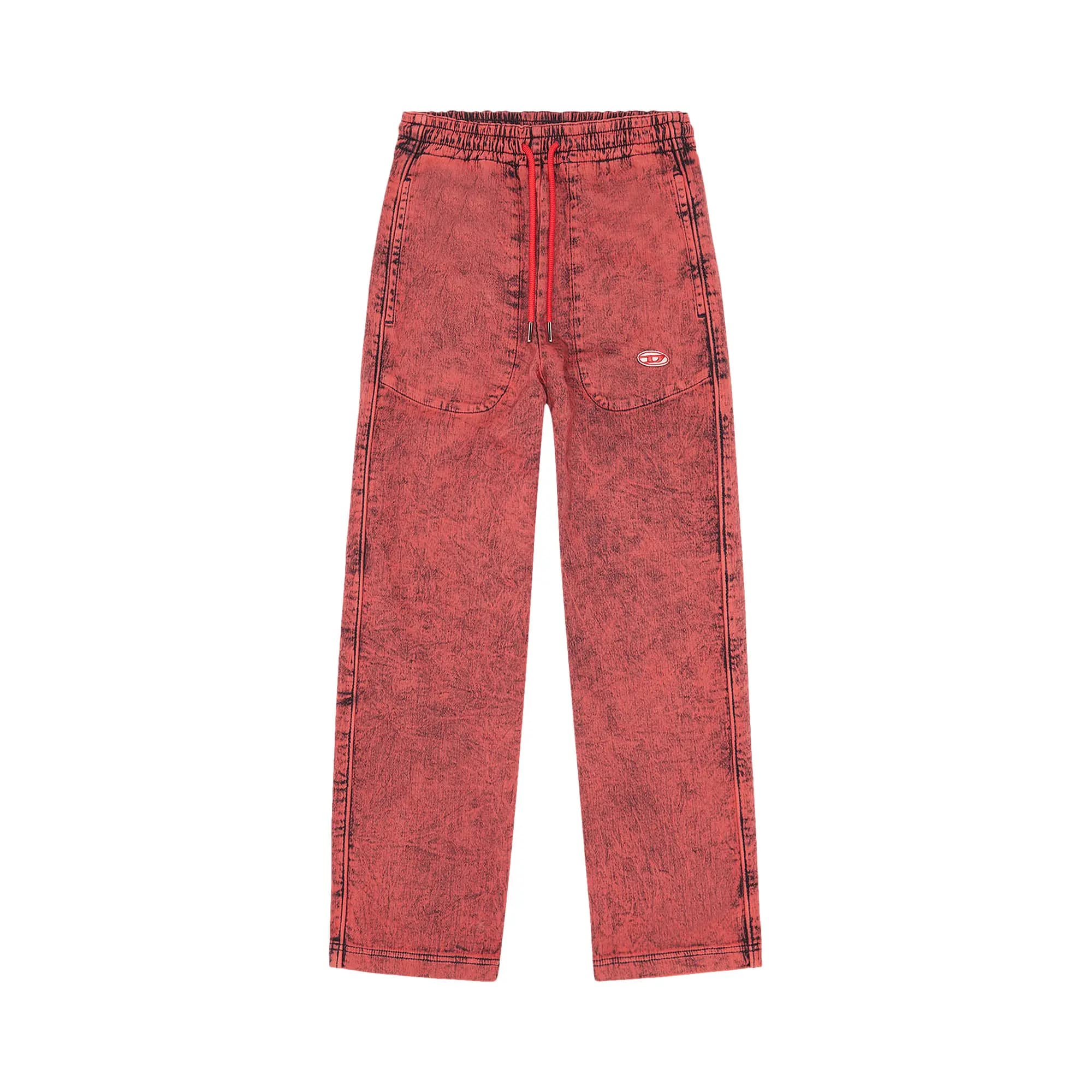 Diesel D-Martians NE FS Sweat Jeans 'Red' by Diesel