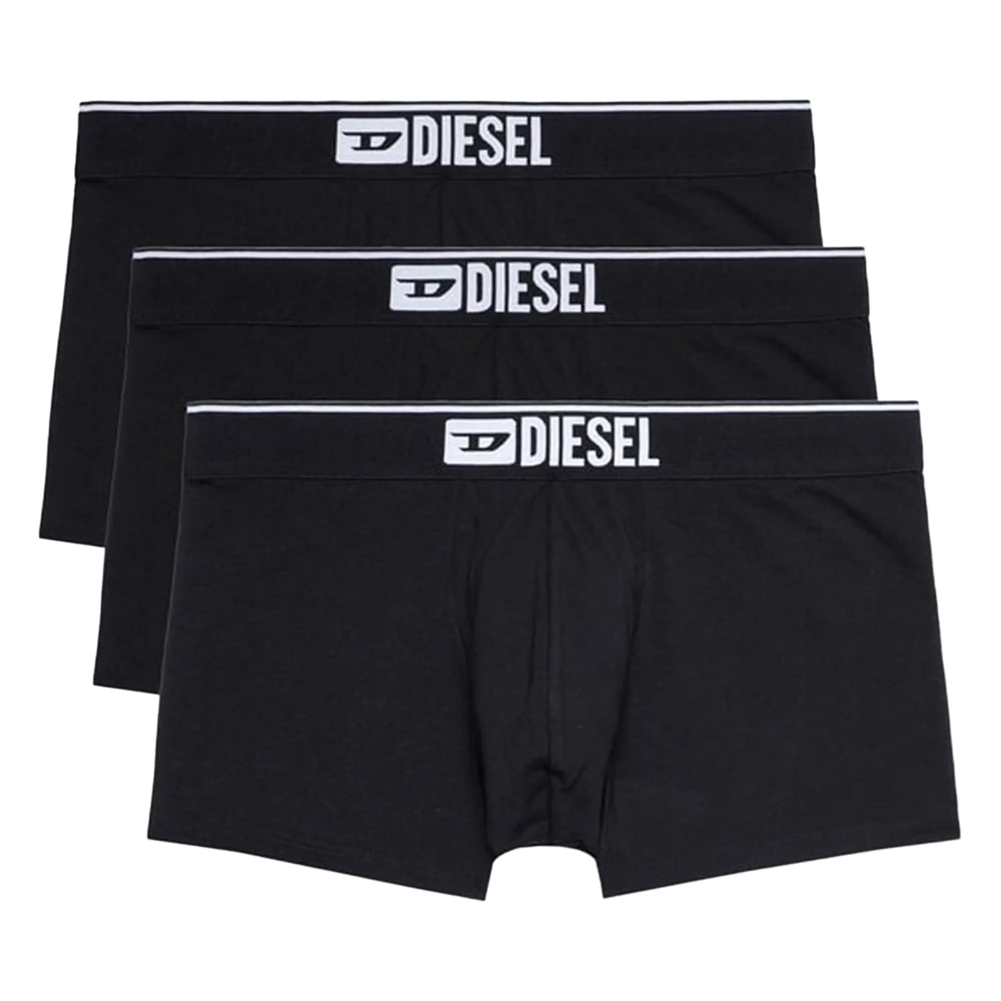 Diesel UMBX Damien 3 Pack Boxer Shorts 'Black' by Diesel