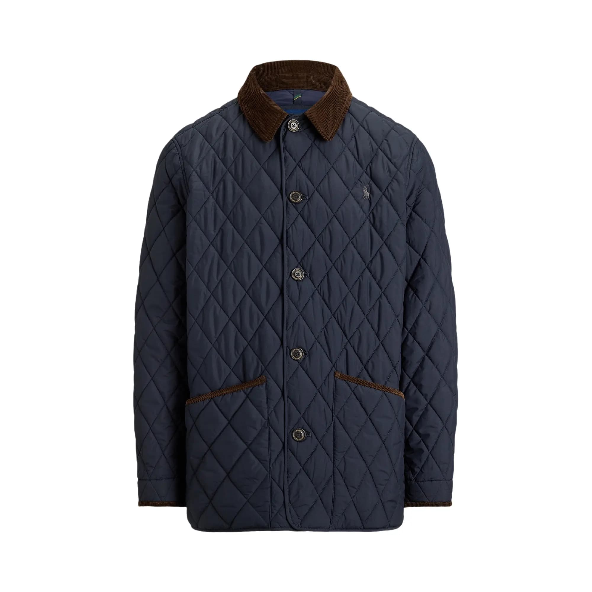 Polo Ralph Lauren Poly Quilted Beaton Barn Jacket 'College Navy' by Polo Ralph Lauren