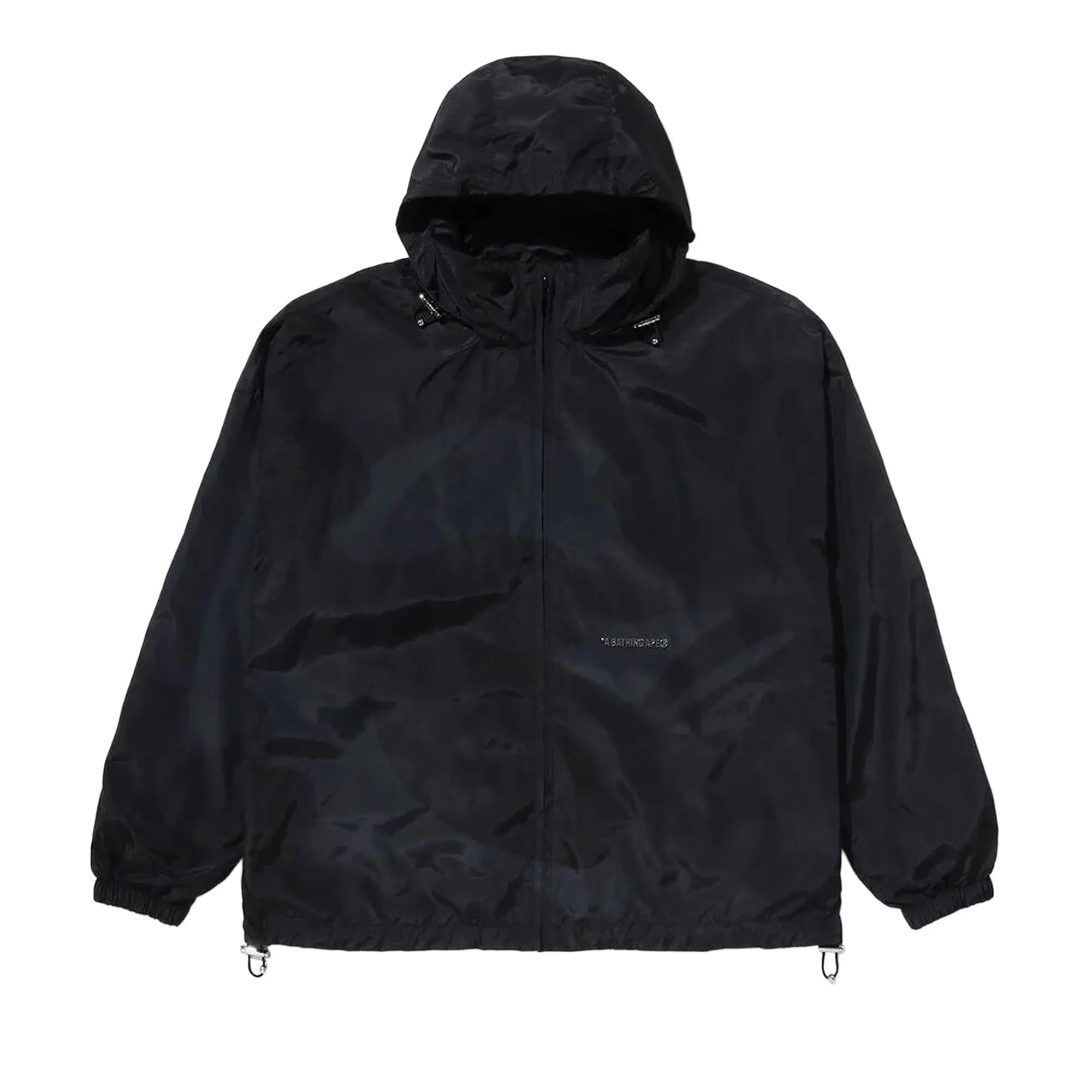 BAPE Color Camo Stand Collar Hooded Jacket 'Black' by BAPE