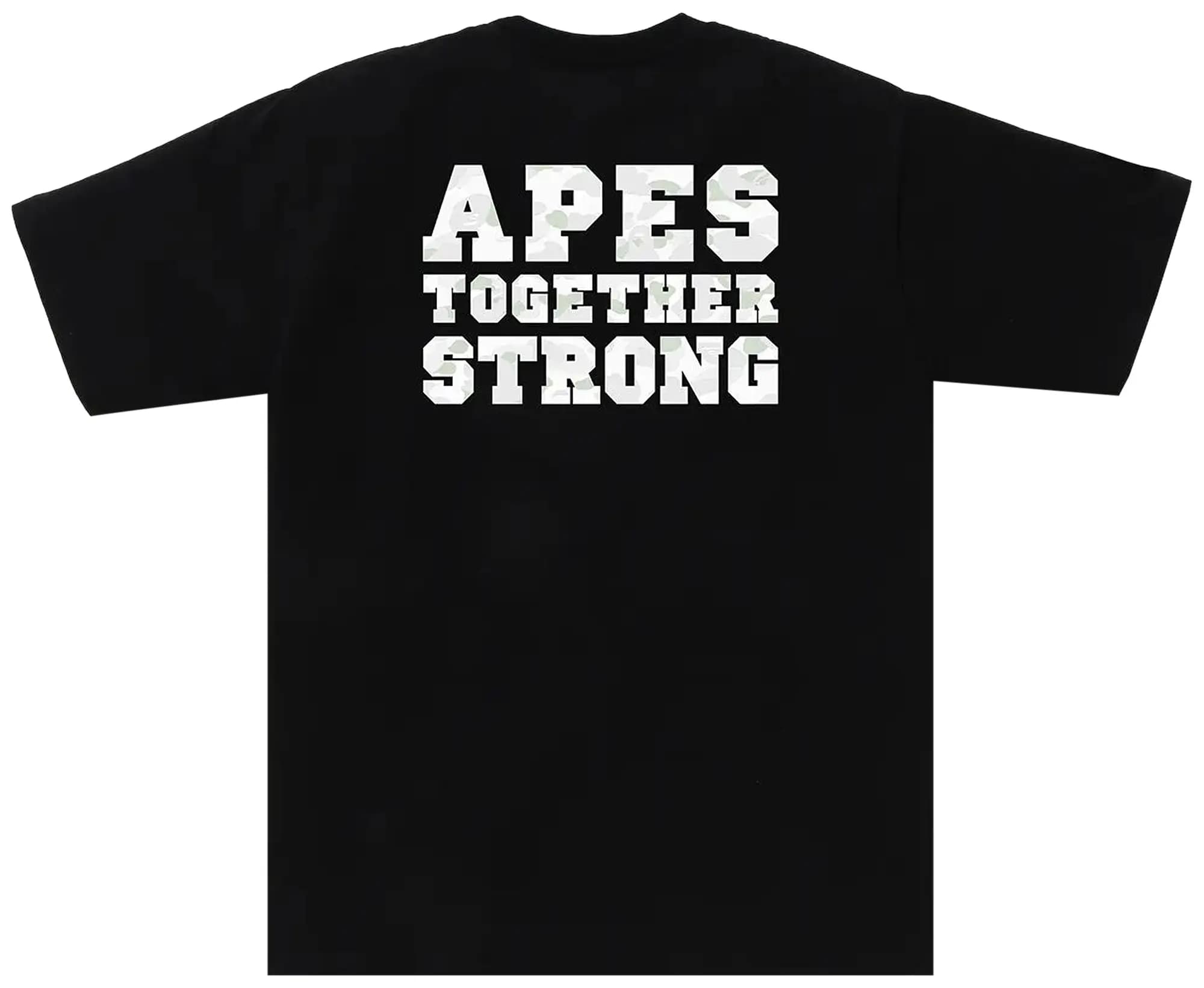 BAPE City Camo College Ats Tee 'Black' 2
