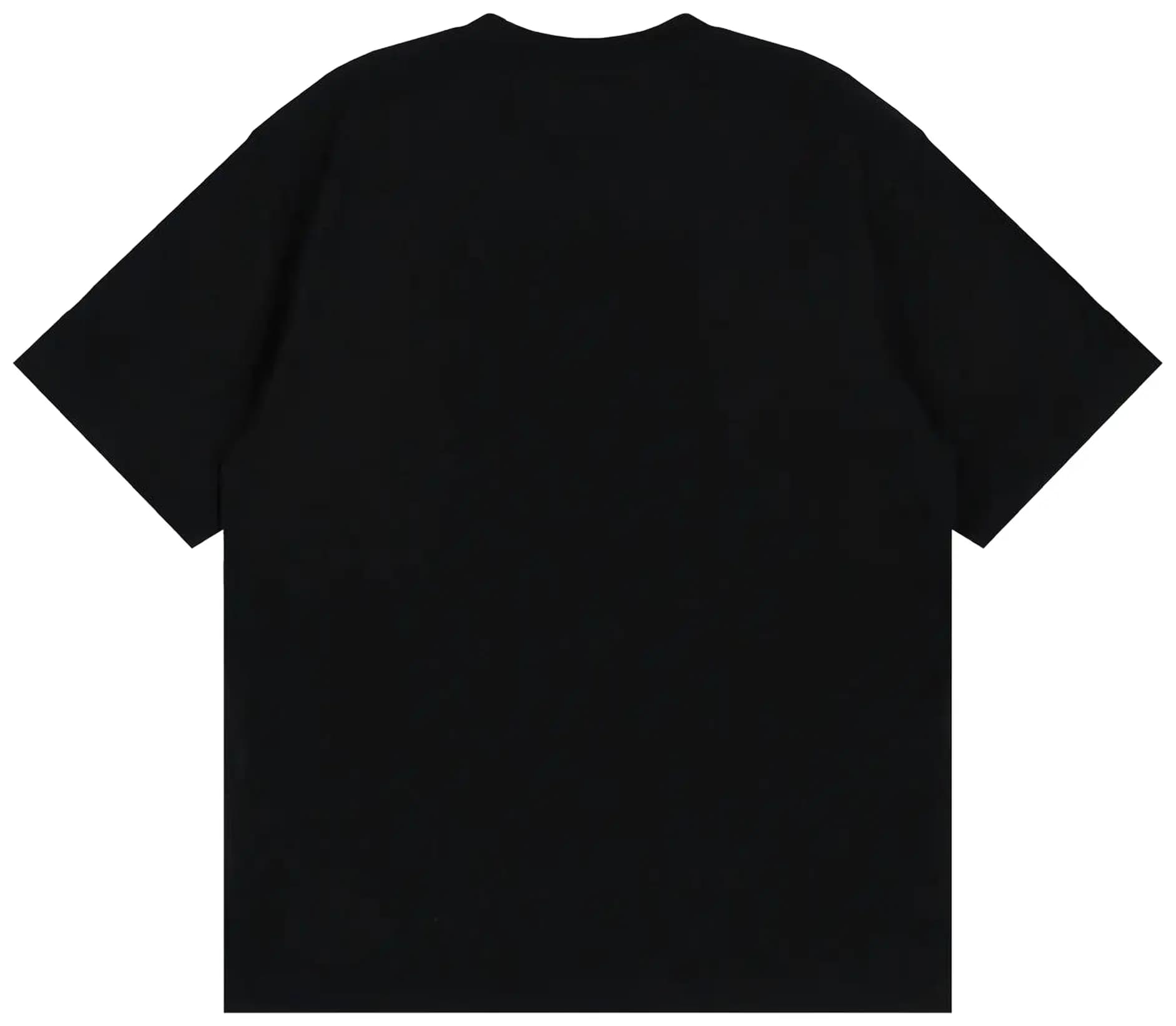 BAPE Wrinkle Logo Relaxed Fit Tee 'Black' 2