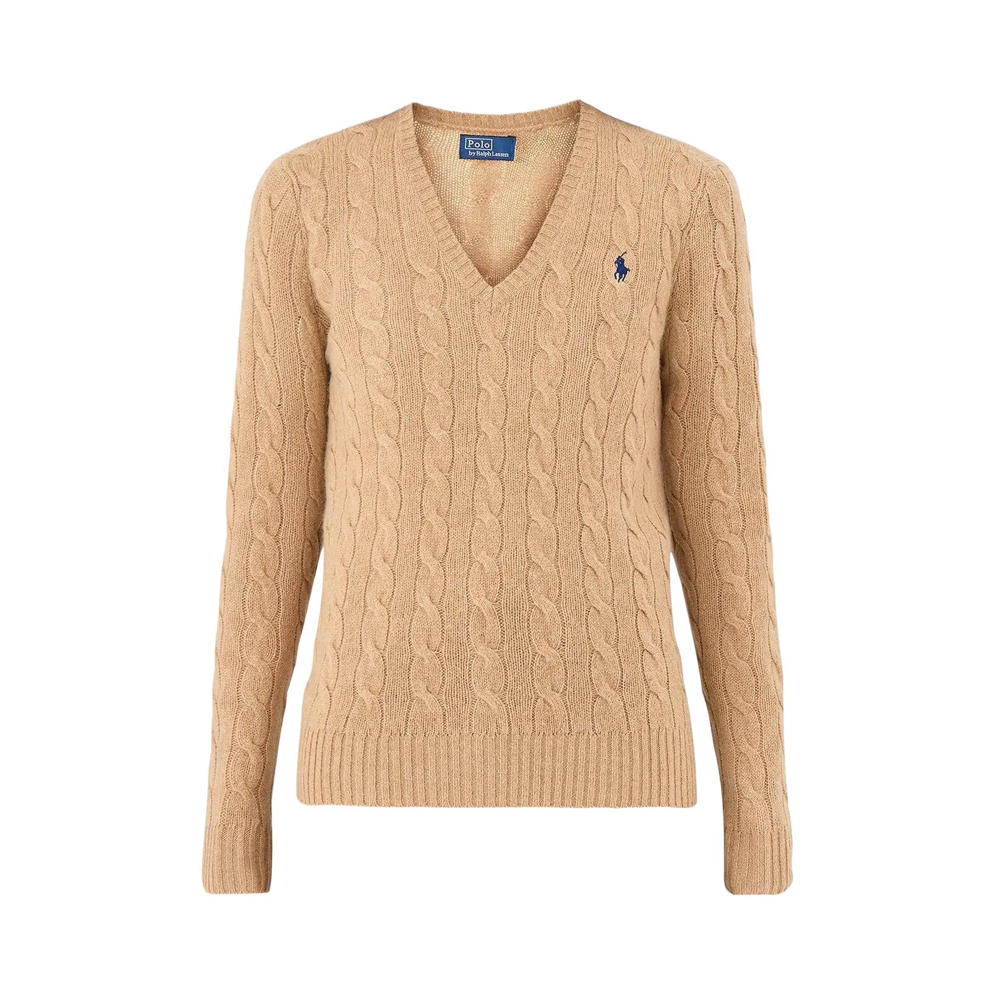 Polo Ralph Lauren Kimberly Long-Sleeve Pullover 'Collection Camel Melange' by Polo Ralph Lauren