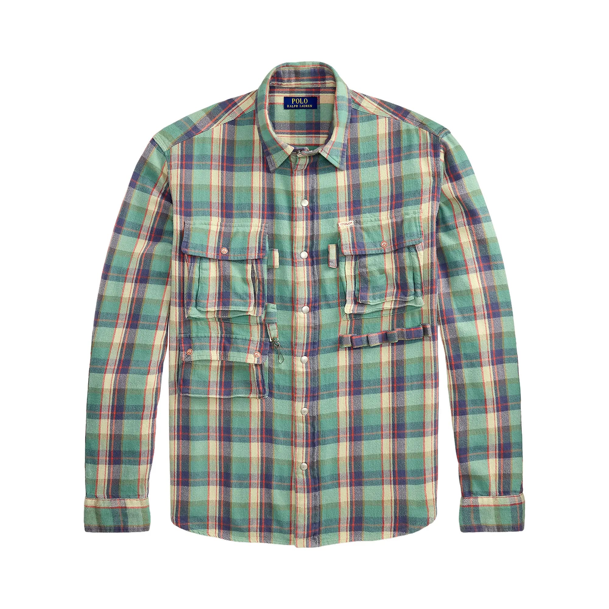 Polo Ralph Lauren Shirt 'Green Pink Multi' by Polo Ralph Lauren