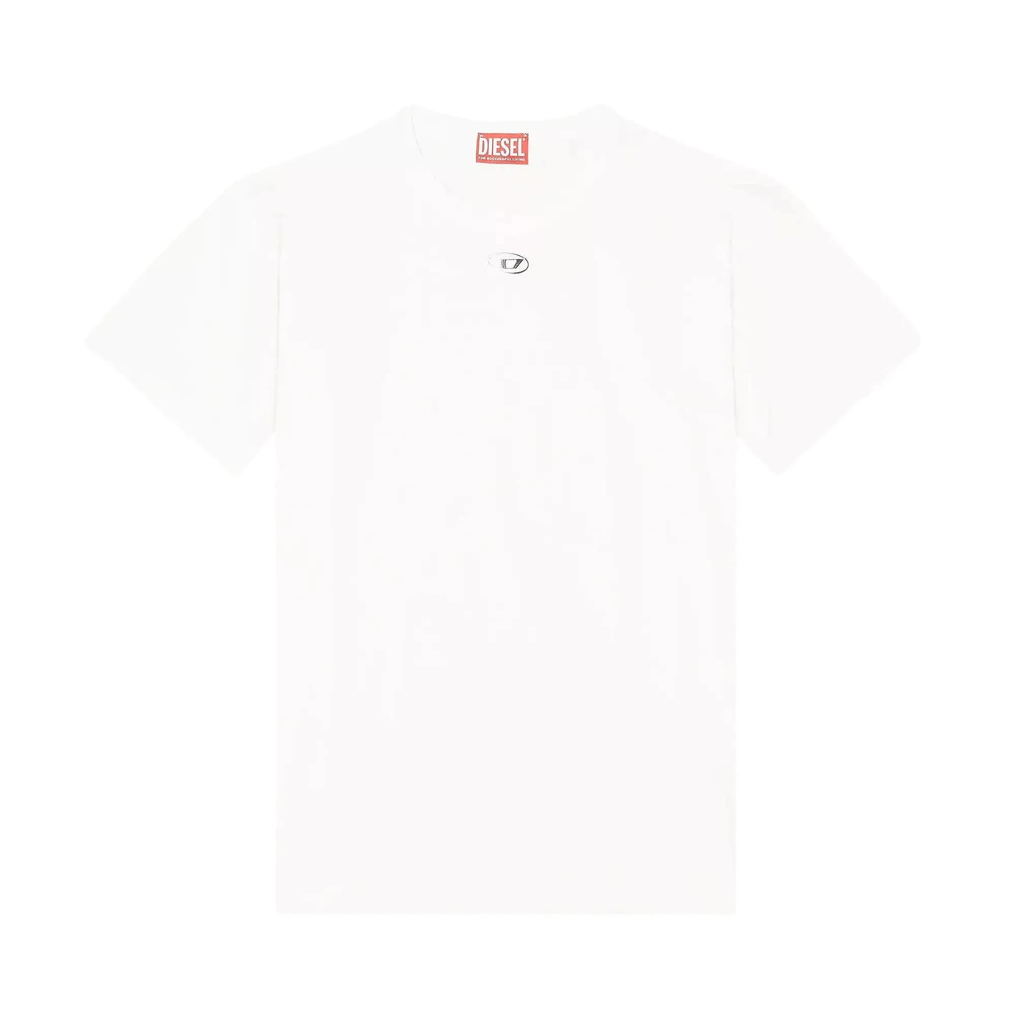 Diesel T-Normy-Od-S1 T-Shirt 'White' by Diesel